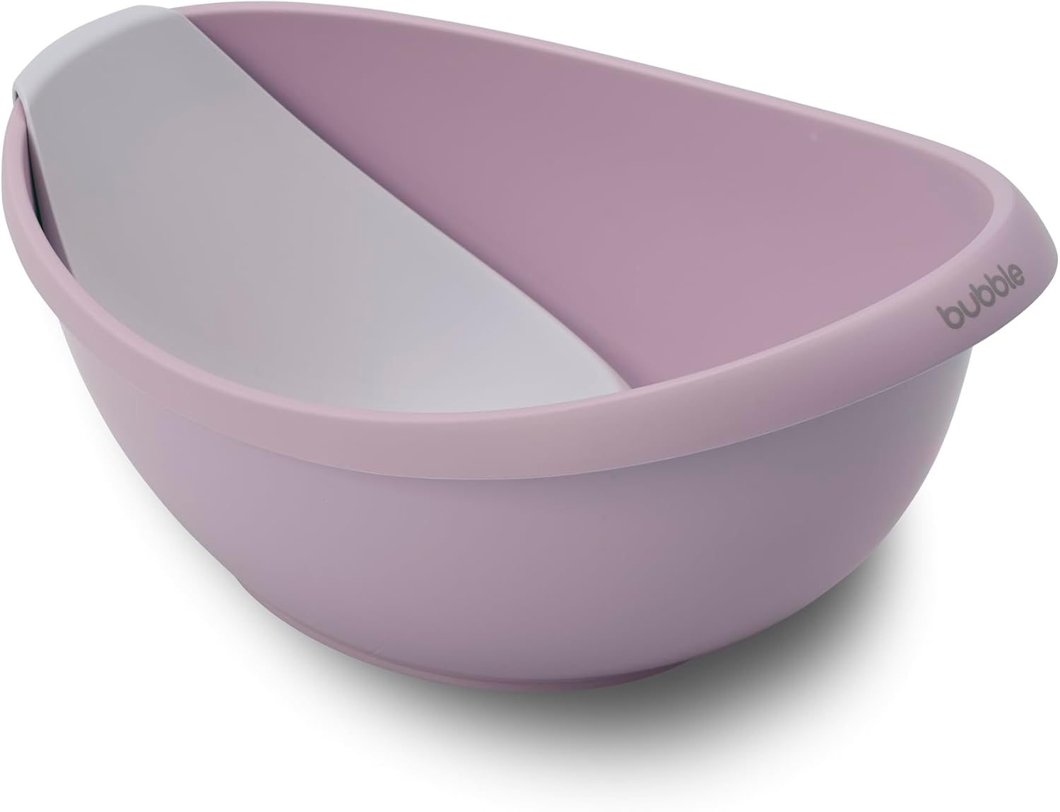 Bubble (Beautifully Conceived) 2 Stages Anti-Slip Design Cuddle Bath in Lilac for 0-12 Months Supporting up to 11Kg, Simply Remove the Newborn Support Insert to Transition for Older Babies image number 2