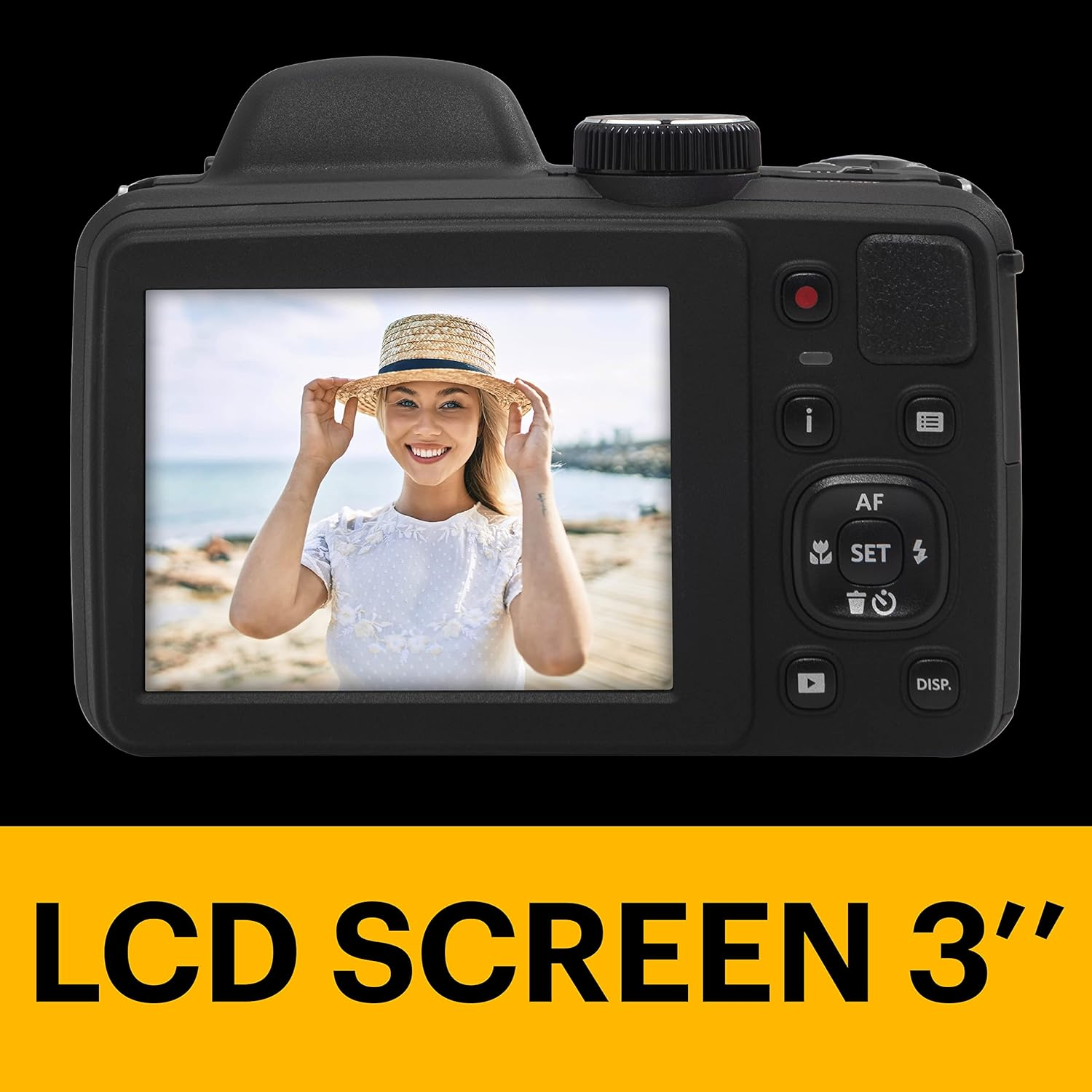 Kodak PIXPRO AZ405 Astro Zoom 20MP Digital Camera, Black - Red image number 7