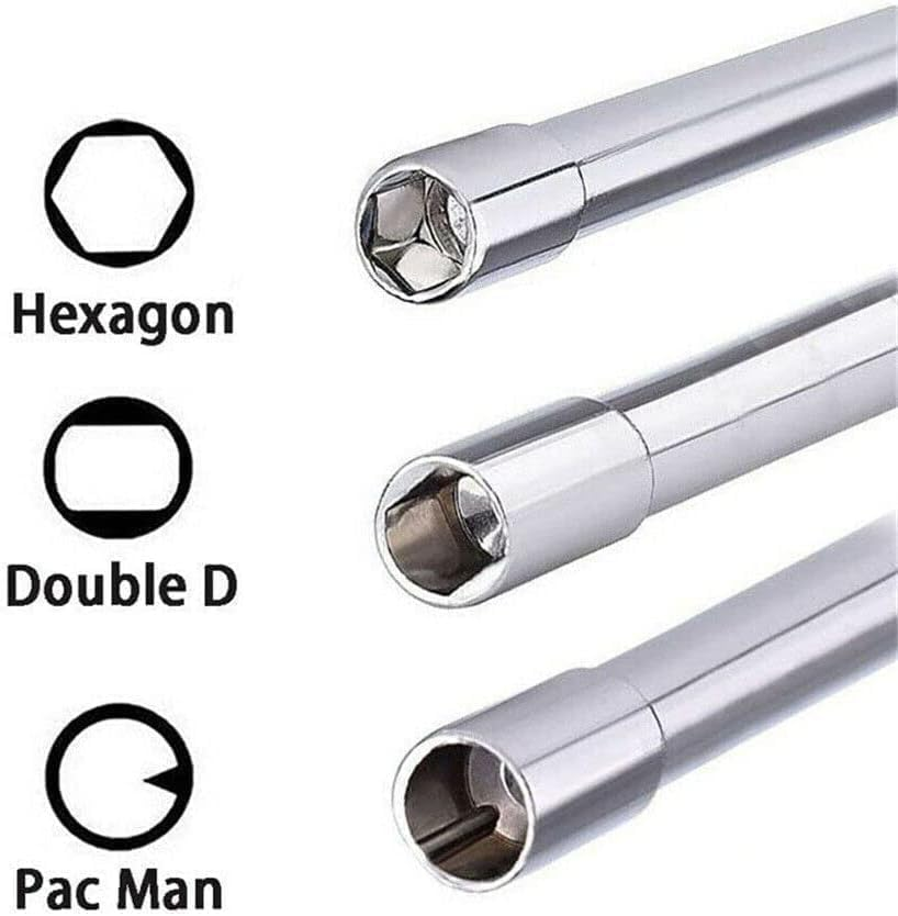 6 Pack Carburetor Adjuster Carburetor Tune-Up Adjustment Tool Included 21-Teeth Splined, 7-Teeth Splined, Pac Man, Single D, Double D, Hexagon Socket Replacement for Most 2 Cycle Engine image number 4