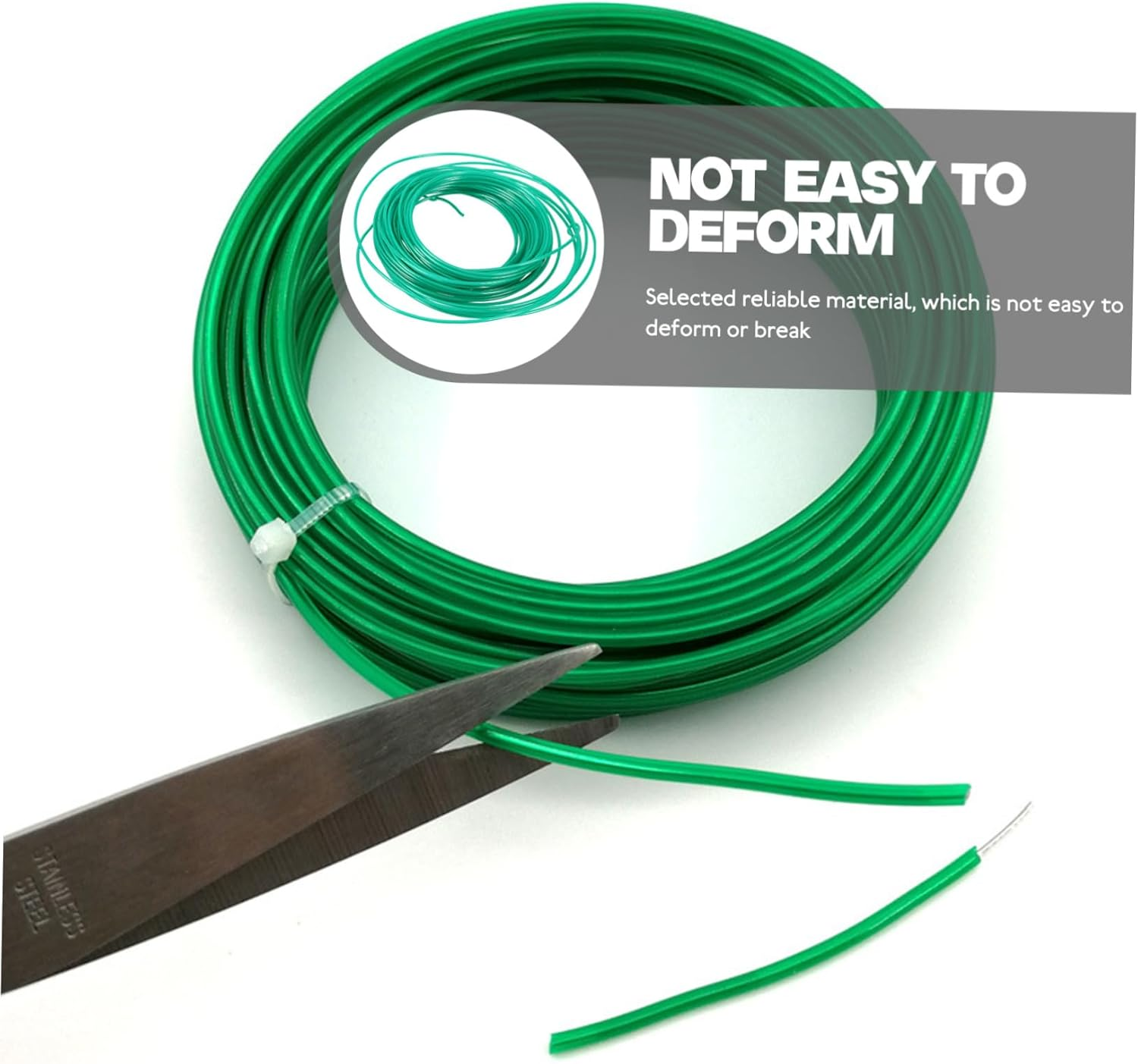 CAXUSD Gardening Wire Plant Staking Ties for Trellis Floral Support DIY Fixing Straps for Indoor Plants Flexible Floral Wire Ties Garden Supplies image number 4