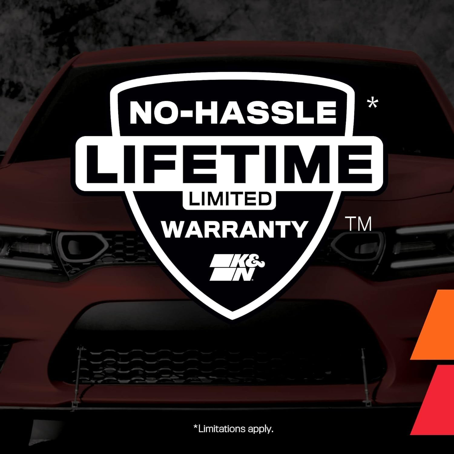 K&N E-1570 round Replacement Air Filter for 1987 Ford Bronco 5.8L V8 CARB image number 1