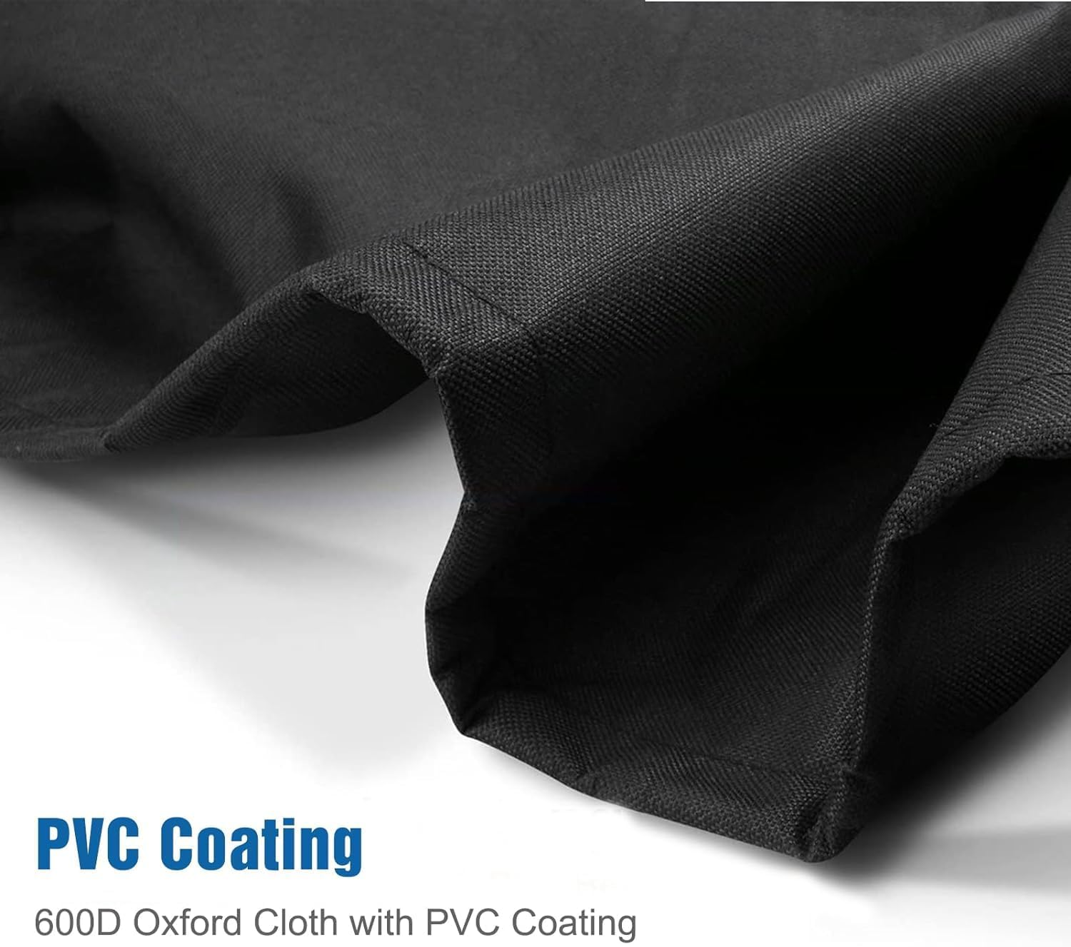 Grill Cover for Weber Q100/1000/1200, Q200/2000/2200 Series, Compatiable with Weber 7113, Waterproof Anti-Fade Grill Covers for Weber 50060001 51060001 54060001 Liquid Propane Grill - 7113-81.3L X 43.2W X 88.9H(Cm) image number 4