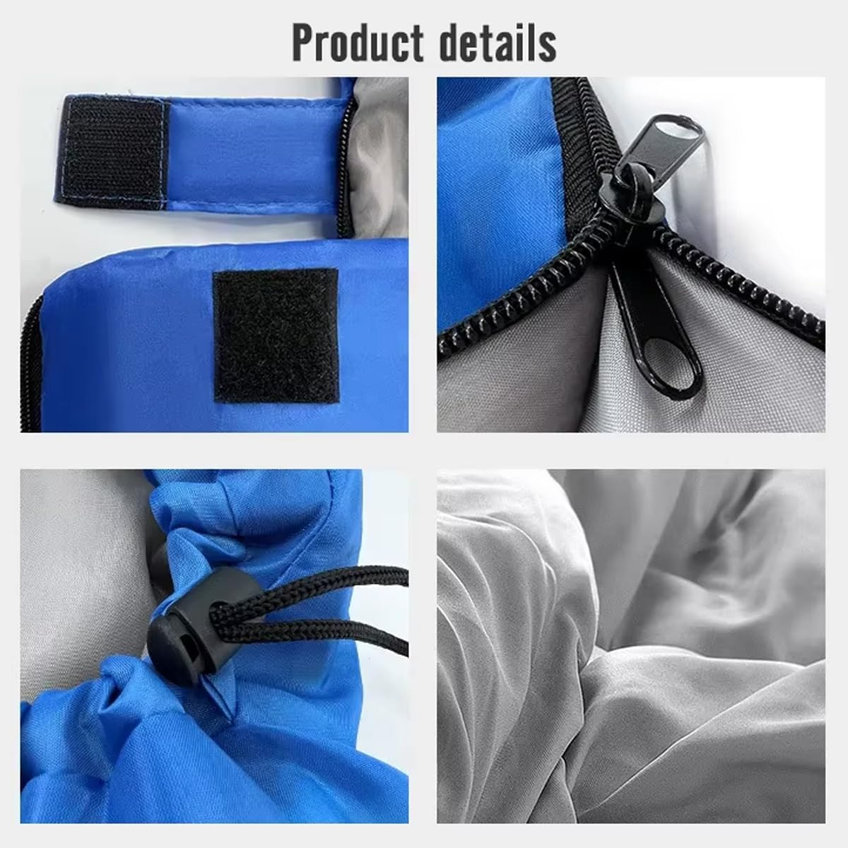 AIMALL Winter Camping Envelope Sleeping Bag for Adults, Outdoor Sleeping Bag for Travel and Mountain Climbing, Waterproof and Comfortable, 180+30 X 75 Cm image number 2