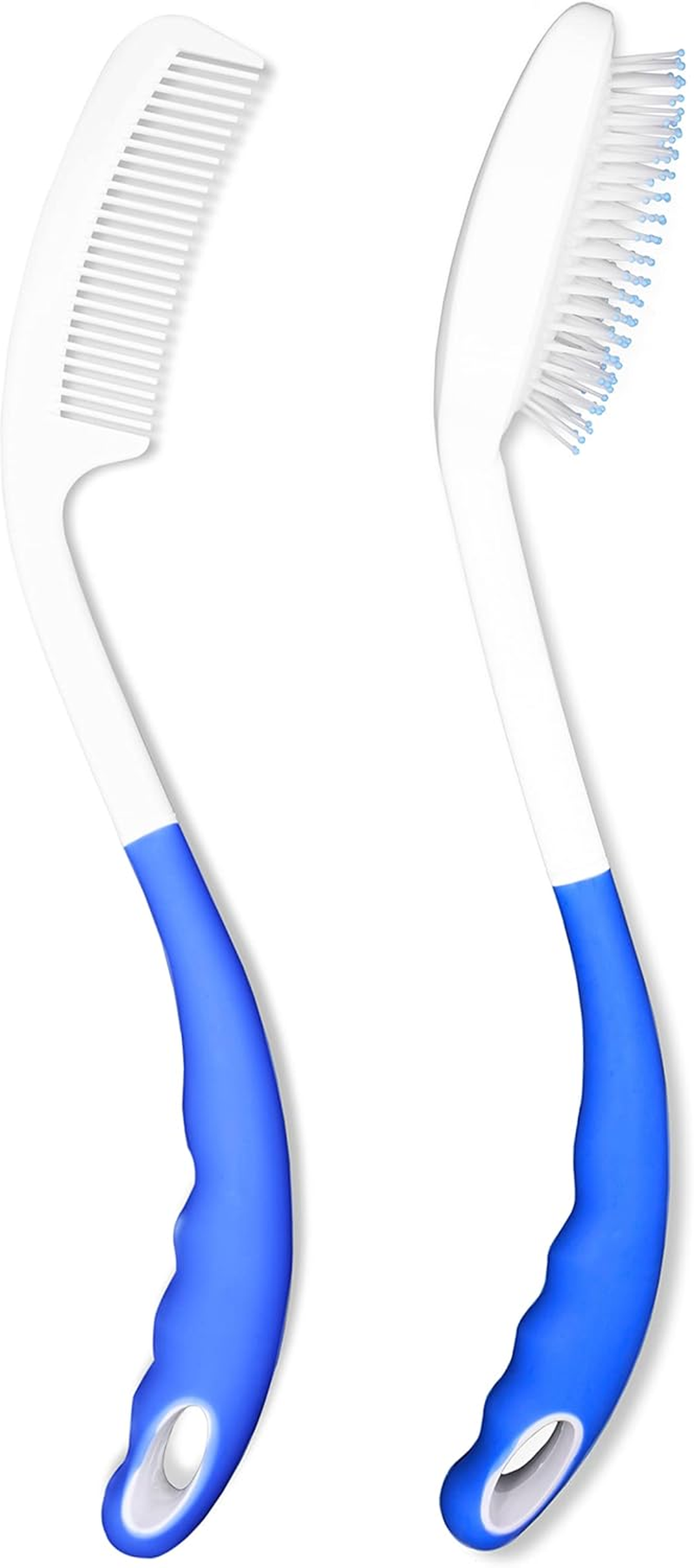 KMINA - Hair Comb and Hair Brush with Long Handle (Pack), Comb with Long Handle, Brush Hair Long Handle, Hair Brush for Seniors image number 3