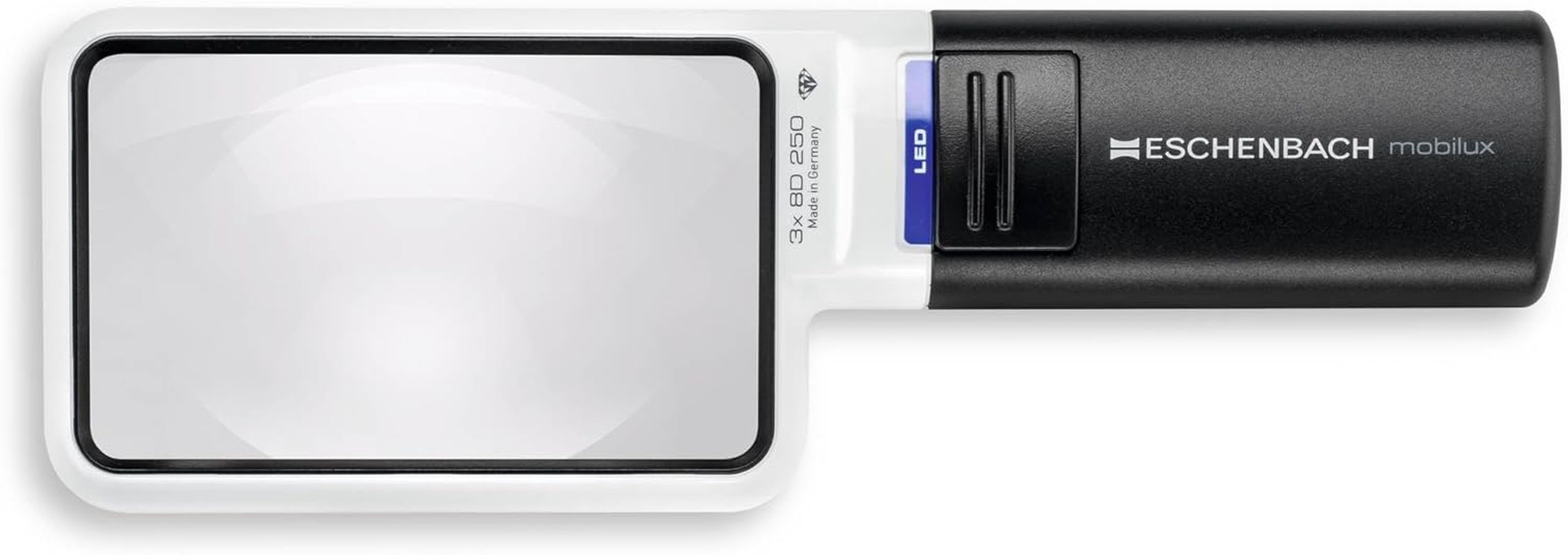 ESCHENBACH 1511-2 LED Wide Light Loupe, 3 Times, 2.4 Inches (60 Mm) Diameter - 60Mm&phi;, Single Item, 6X image number 5