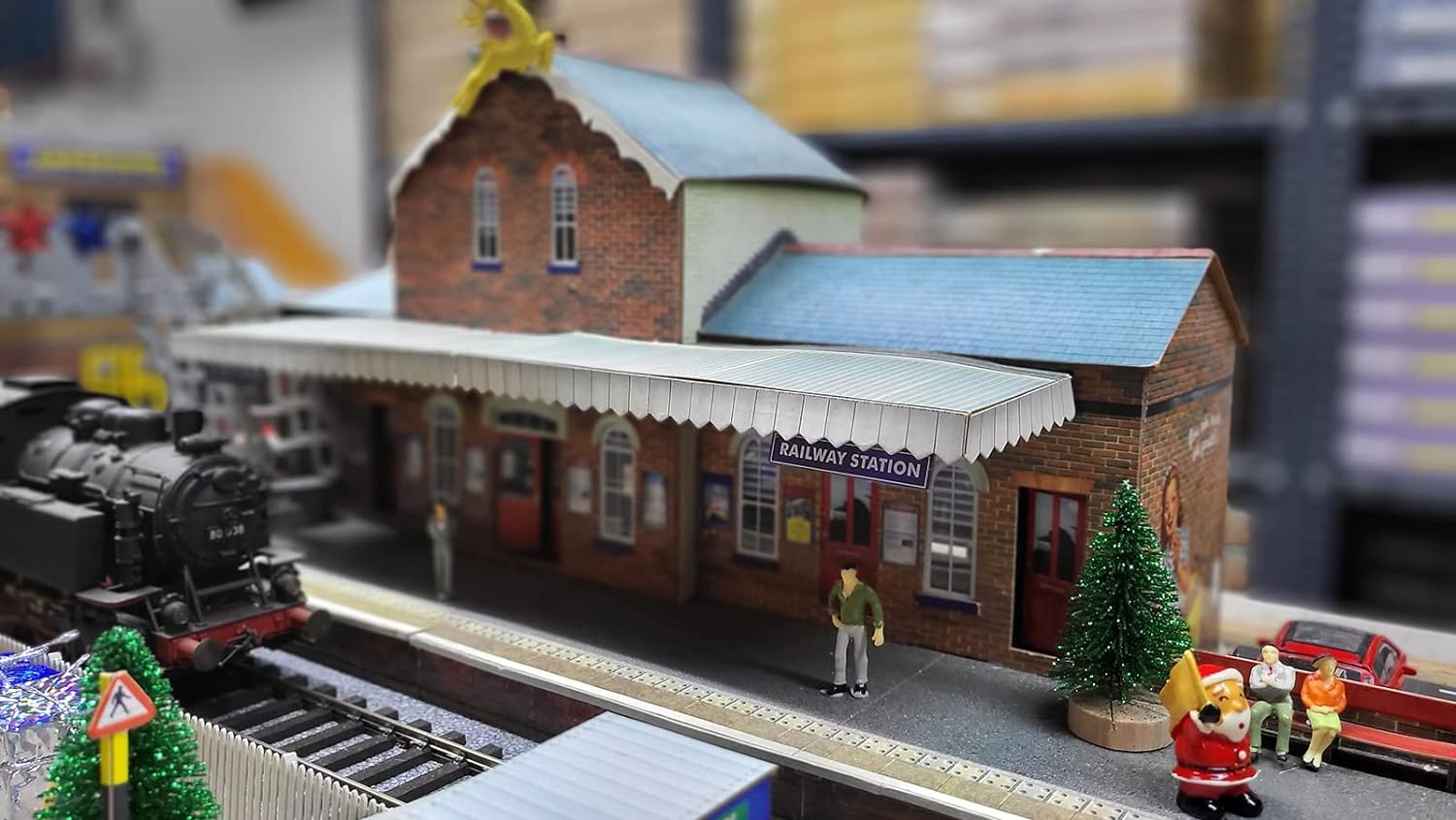O Gauge 7Mm 1:48 Scale Model Railroad Building RAILROAD STATION Kit the Citybuilder image number 3