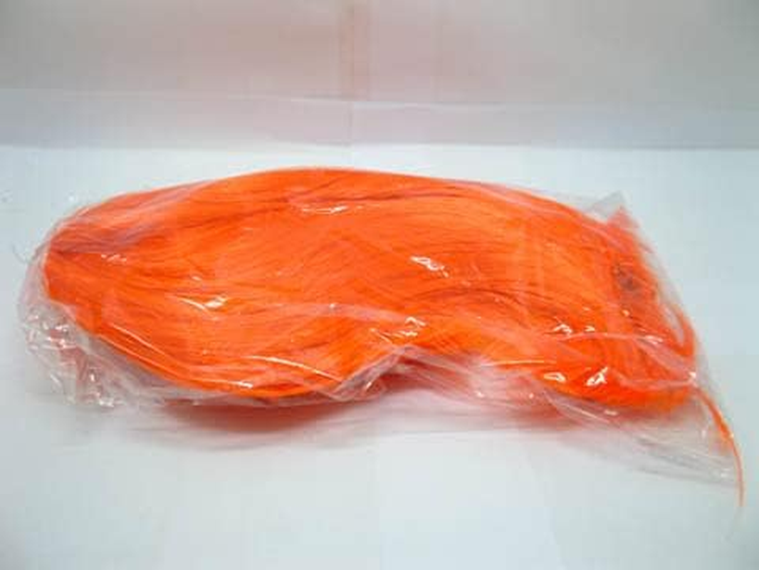 4Pcs Bobo Head Style Neat Bang Short Straight Cosplay Wig Orange image number 2