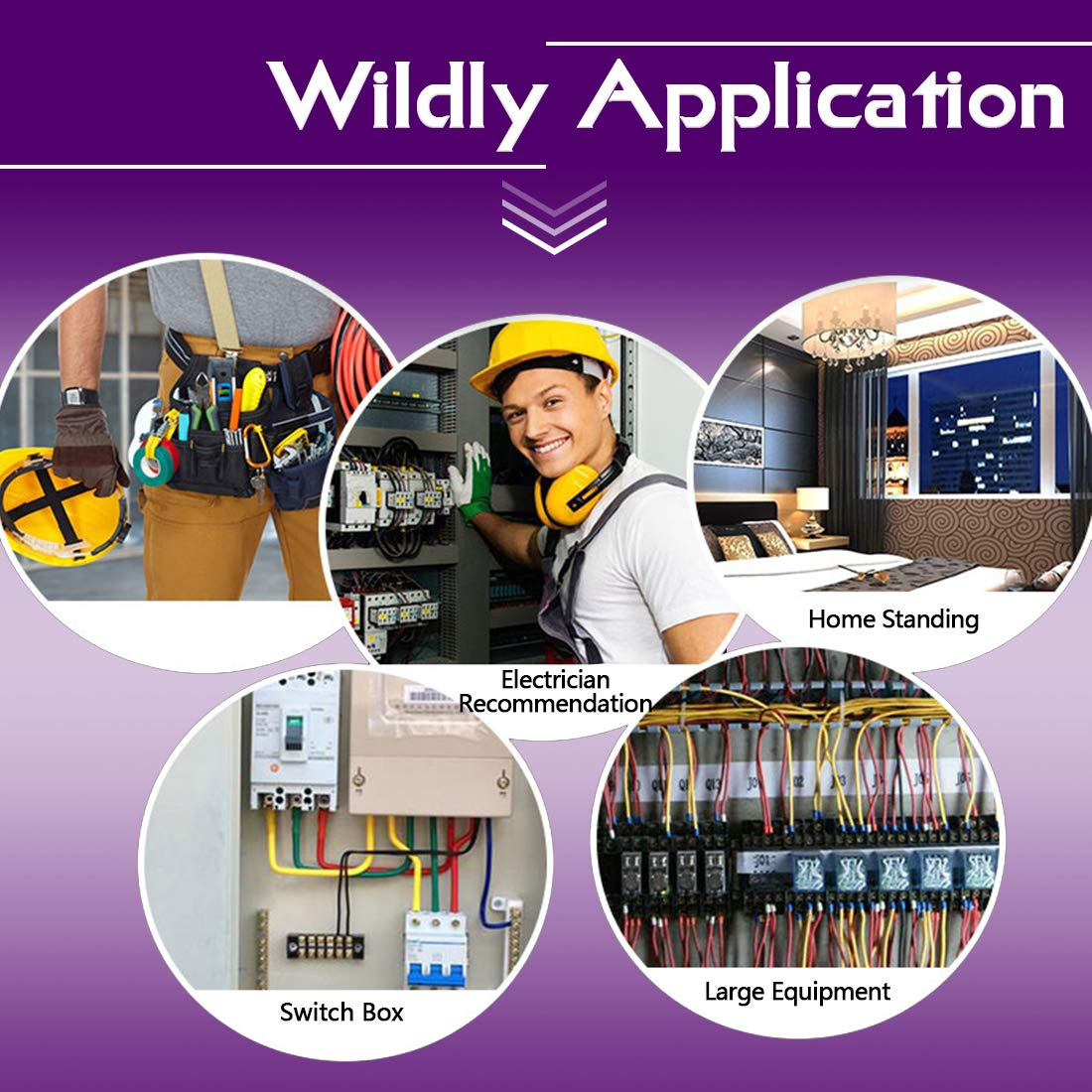 315Pcs 2.8/4.8/6.3Mm Male and Female Spade Quick Connectors Wire Crimp Terminal Block with Insulating Sleeve Assortment Kit Perfect for Electrical Wiring Car Audio Speaker image number 2