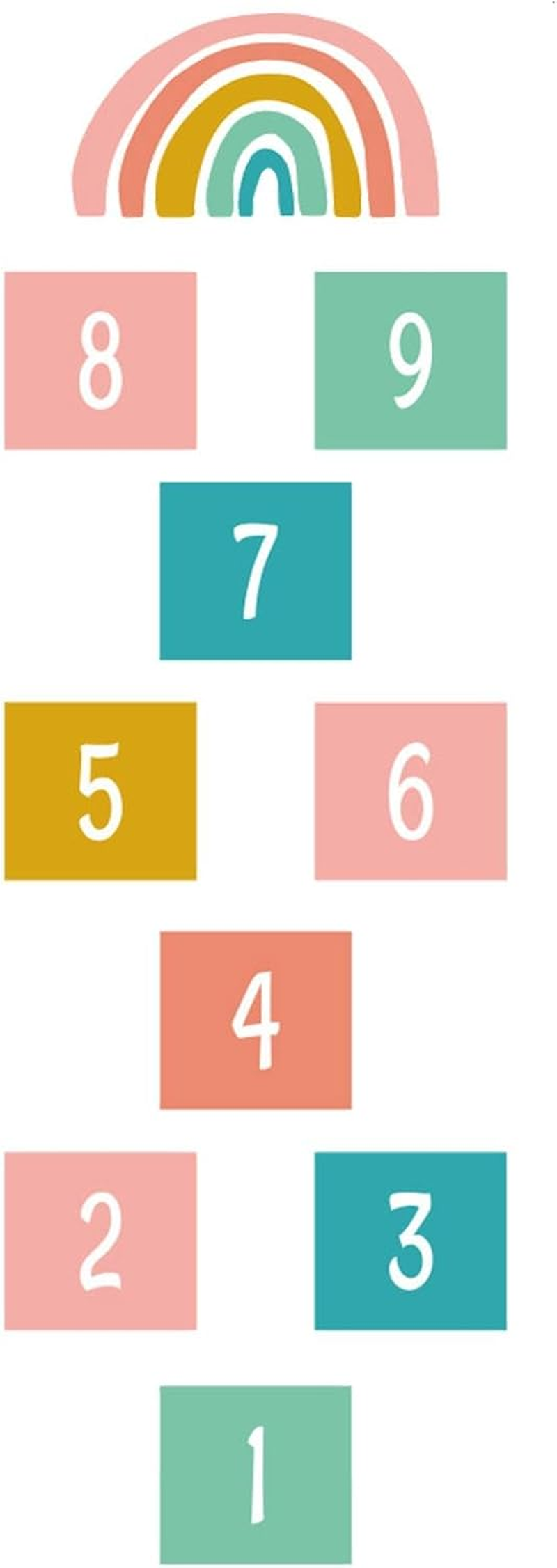 Scotchs Stickers Floor Decals - Number Decals for Hopscotchs Rugs | Wall Paper Tiles Numbers Puzzle Flooring - Path Floor Decals for Games image number 1