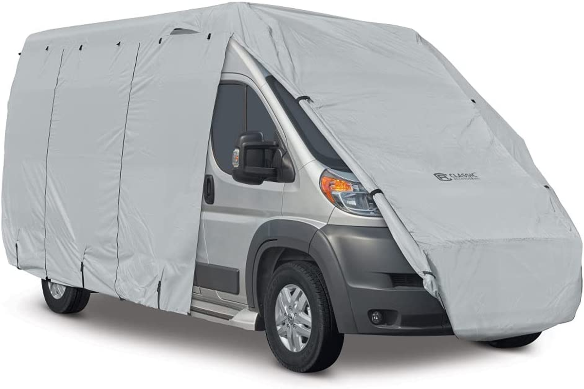 Classic Accessories over Drive Permapro Class B RV Cover, Fits up to 20' Rvs, Motorhome Trailer Camper Van, Heavy-Duty Vinyl, Universal Fit, Polyester, Camper Travel Trailer Accessories, Grey image number 3