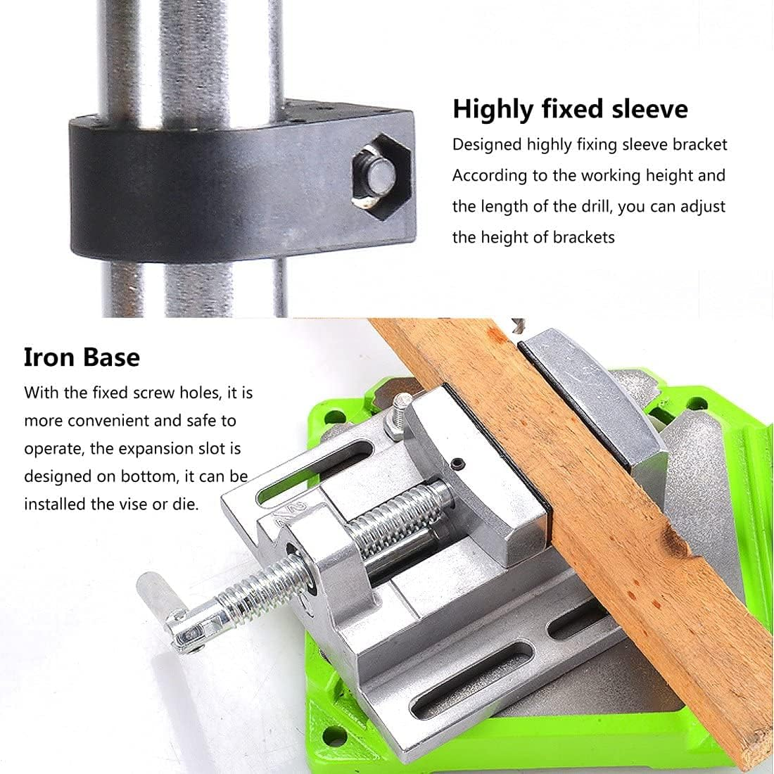 AOOK Floor Drill Press/Workstation - Rotary Tool Stand with 90&deg; Rotating Fixed Frame image number 4