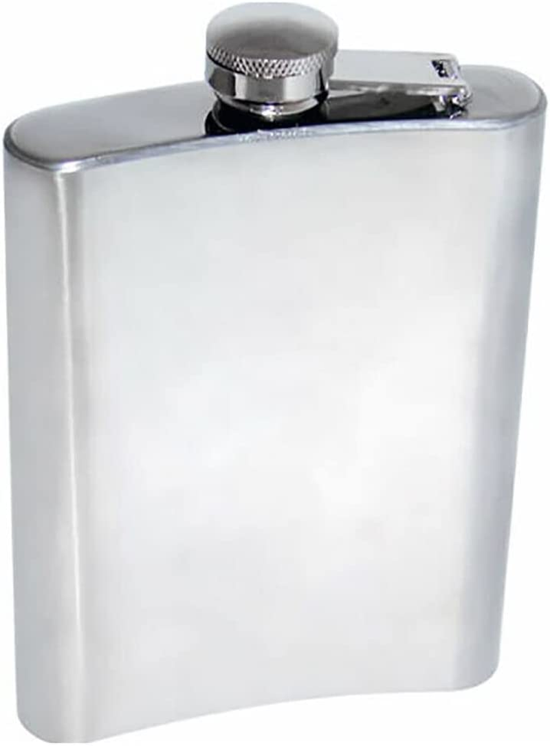 Ariv Hommey Stainless Steel Hip Flask Liquor Alcohol Whisky Whiskey Flask Silver Bottle Small Mini Pocket Hip-Flask Drink 9Oz image number 4