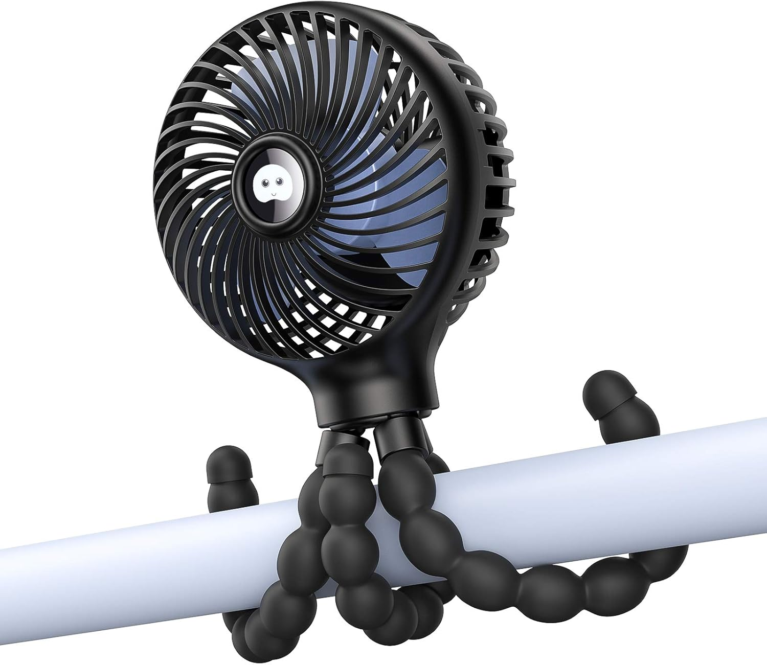 Stroller Fan, 3 Speed Portable Clip on Pram Fan for Baby, Personal Desk Fan with Flexible Tripod, Mini Handheld Fan for Car Seat, Treadmill, Camping image number 2