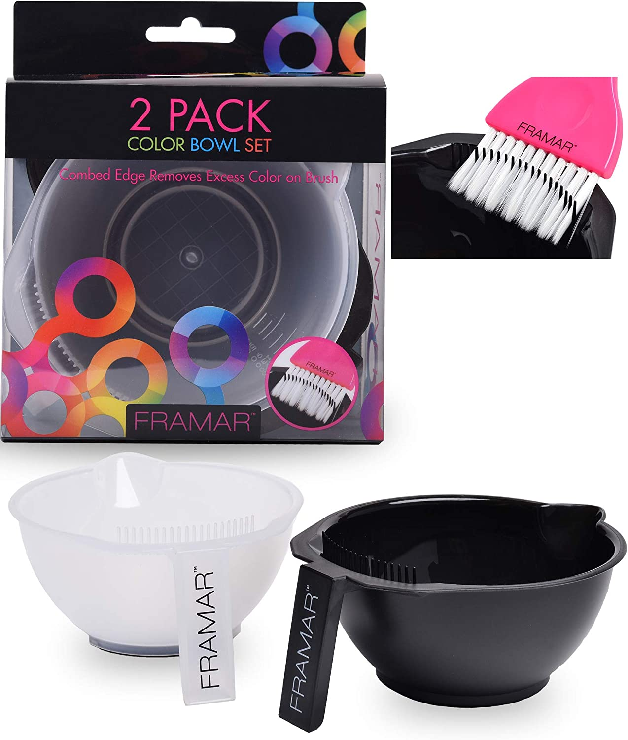 Framar Color Mixing Bowl with Cleaner (Pack of 2) image number 3