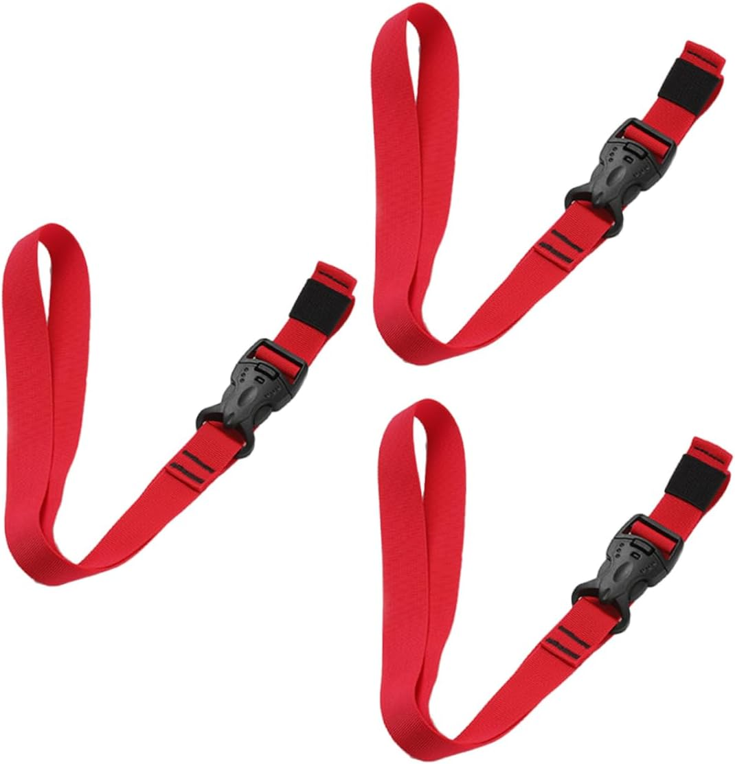 Veemoon 3Pcs Multifunctional Strapping Strap Ratchet Belts Cable Ties Luggage Lashing Straps image number 2
