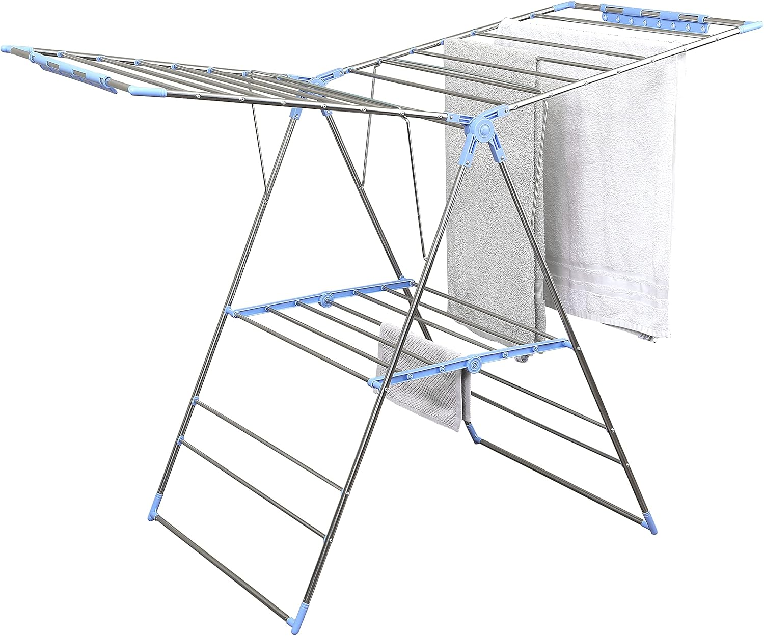 L.T. Williams 28 Rail a Frame Stainless Steel 70Cm with Hang Tight Bonus Pack Clothes Airer image number 6