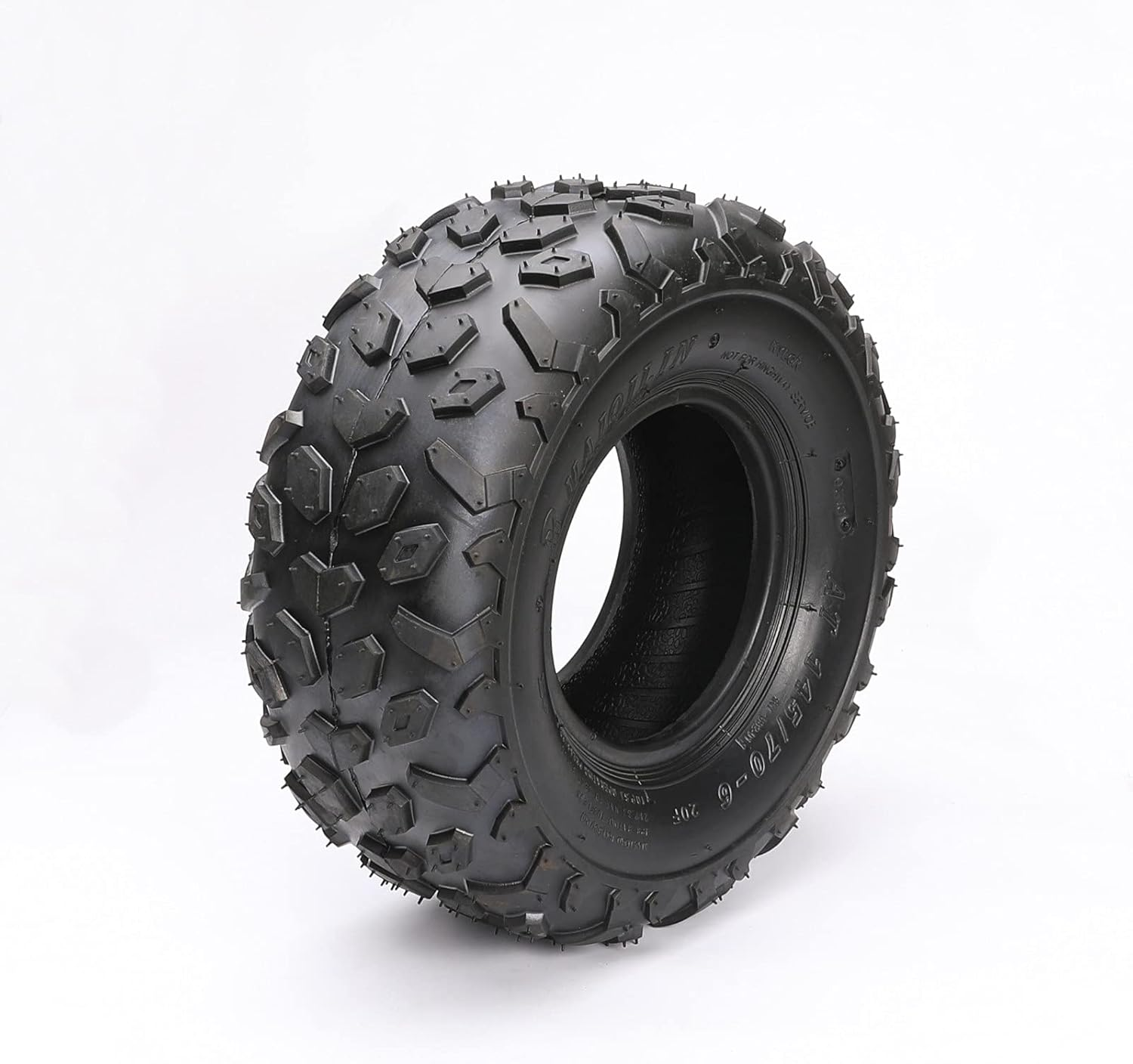 YC Yier 145/70-6 ATV UTV 145/70X6 All Terrain Tire 4PR Tubeless 145X70X6 for Coleman CC100X Ct100U Baja Dirt Bug Doodle Bug DB30 Mini Bike Kazuma Roketa 110Cc 125Cc ATV Quad Go Kart Taotao (1Pc) image number 1