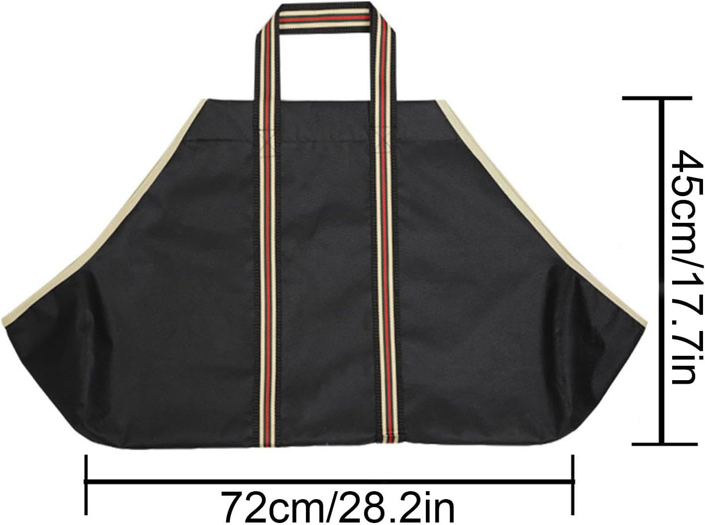 Firewood Tote Bag | Waterproof Firewood Bag with Handles,Firewood Tote Carrier, 28.3 X 17.7 Inch Firewood Storage Bag, Fireplace Stove Accessories image number 3