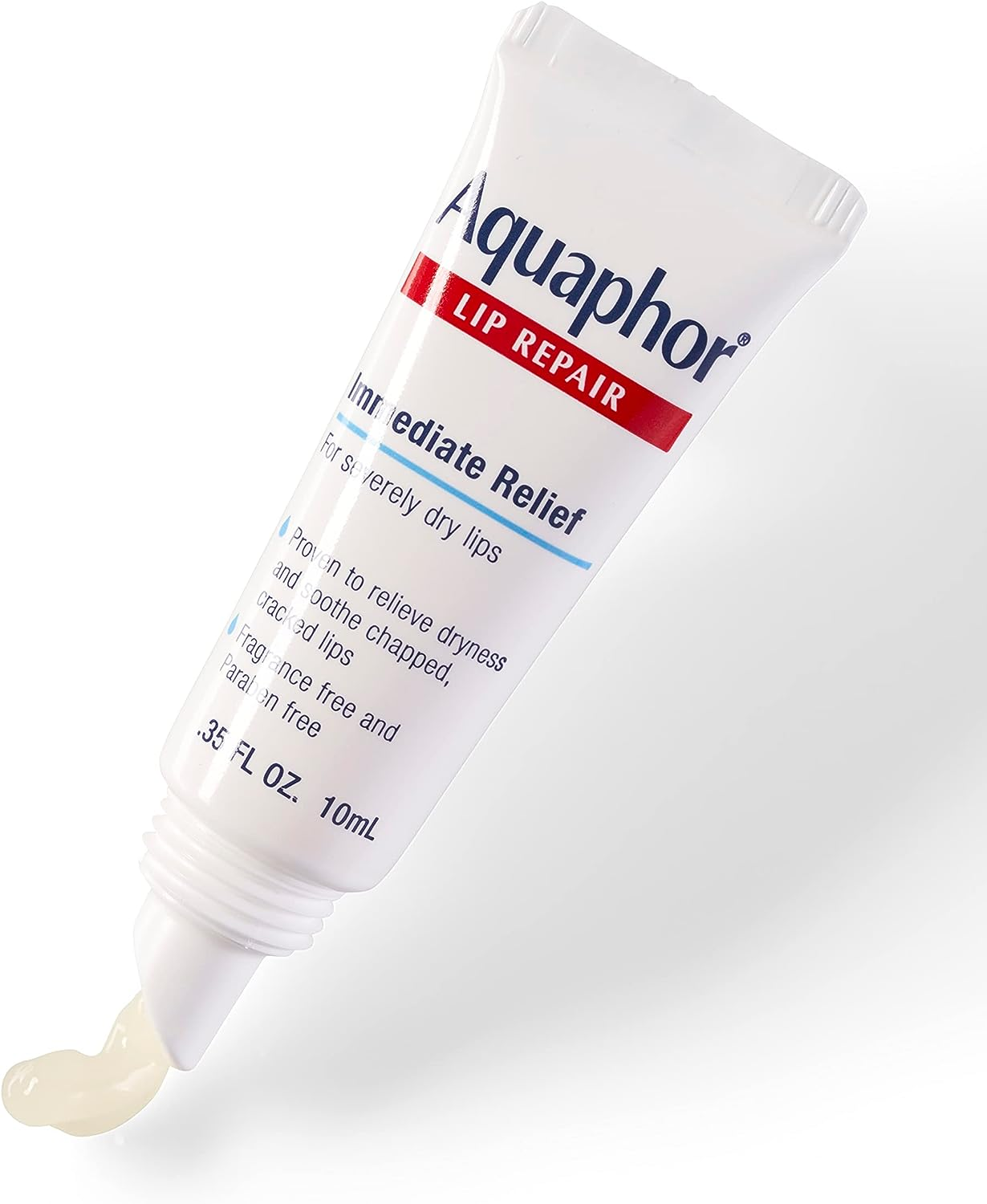 Aquaphor Lip Repair Ointment, Moisturizing Lip Balm Pack, Relieves Dryness, 0.35 Tube, Pack of 2