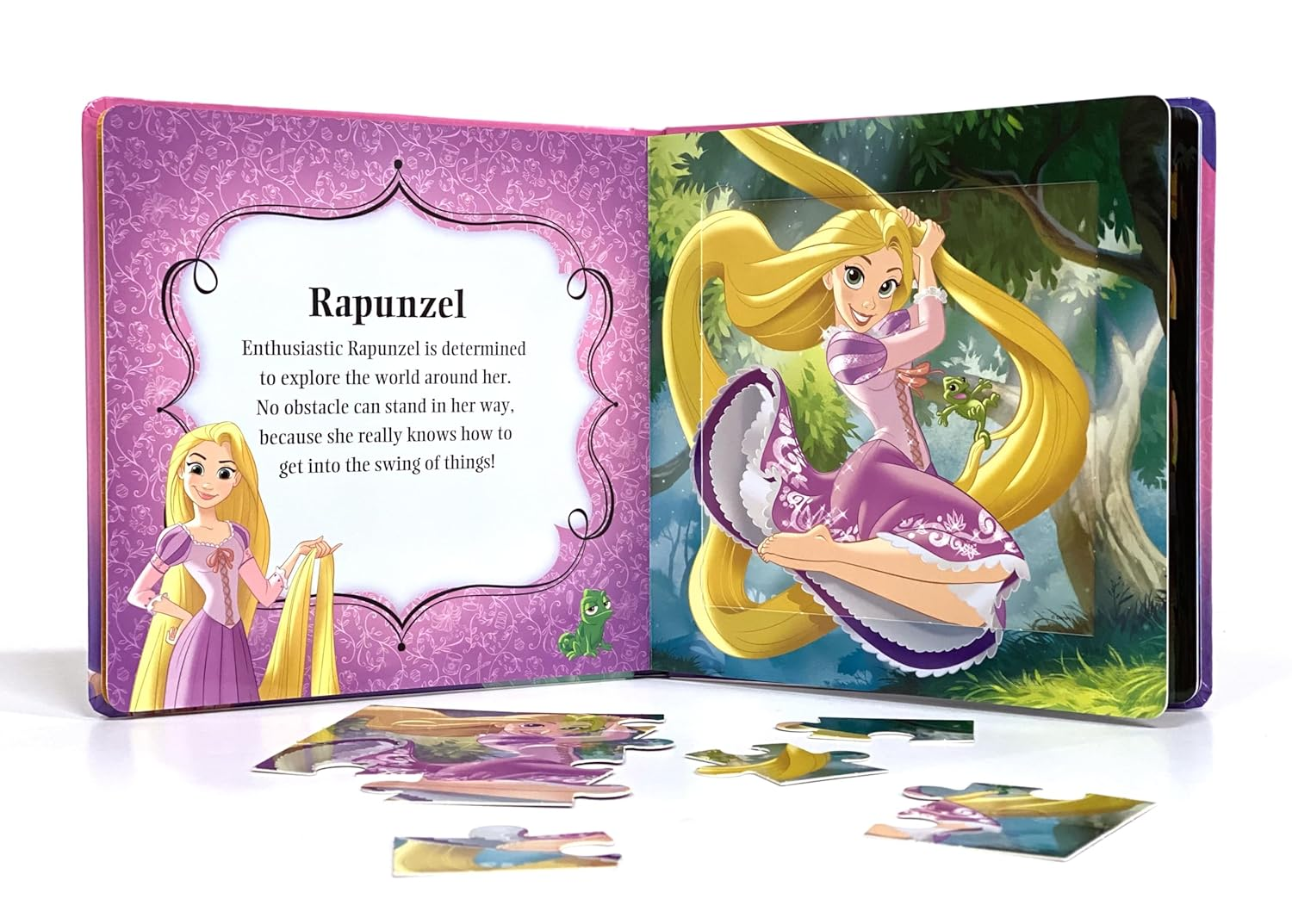 Disney Princess My First Puzzle Book - Jigsaw Puzzles for Kids, 10-Page Board Book, 5 Puzzles to Enjoy: Jigsaw Book for Kids Children Toddlers Ages 3+ image number 2