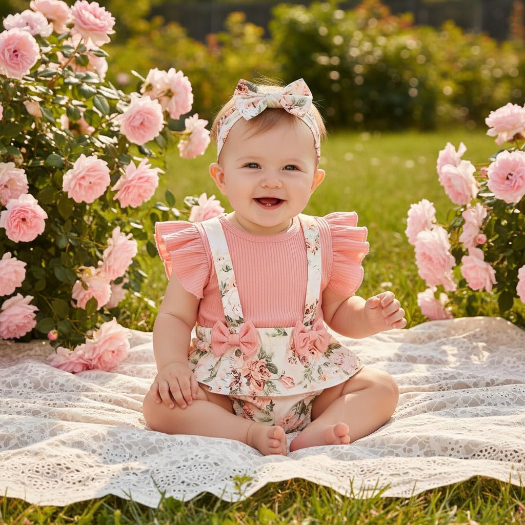 Sleeveless Off-Shoulder Two-Piece Set with Embroidery Rose Design, Summer Outfit image number 4