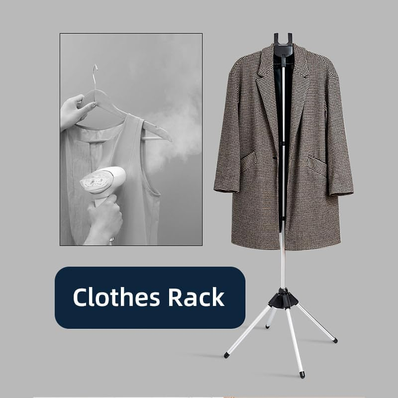 AIMALL Household Foldable Floor Hanging Ironing Rack with Telescopic Adjustment &ndash; Independent Support Stand, Hand-Held Ironing Board, and Clothes Accessories image number 3