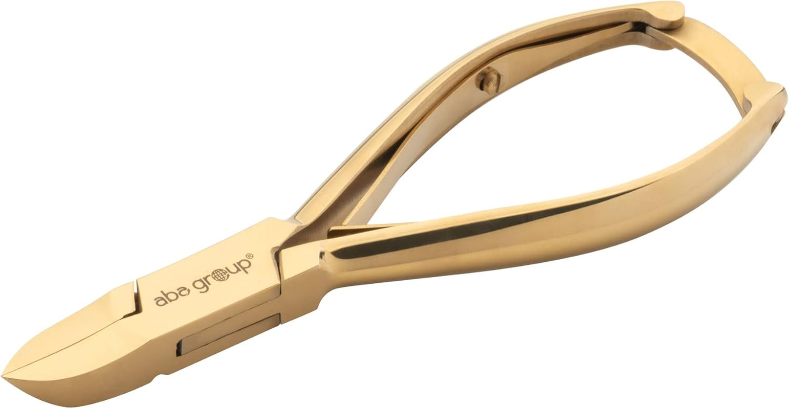 Aba Group Podological Nail Clippers, Two Spring Nippers, Gold, 14.5 Cm (1039), Simple Ingrown Nail Clippers, Manicure Tools, Pedicure Tools image number 2