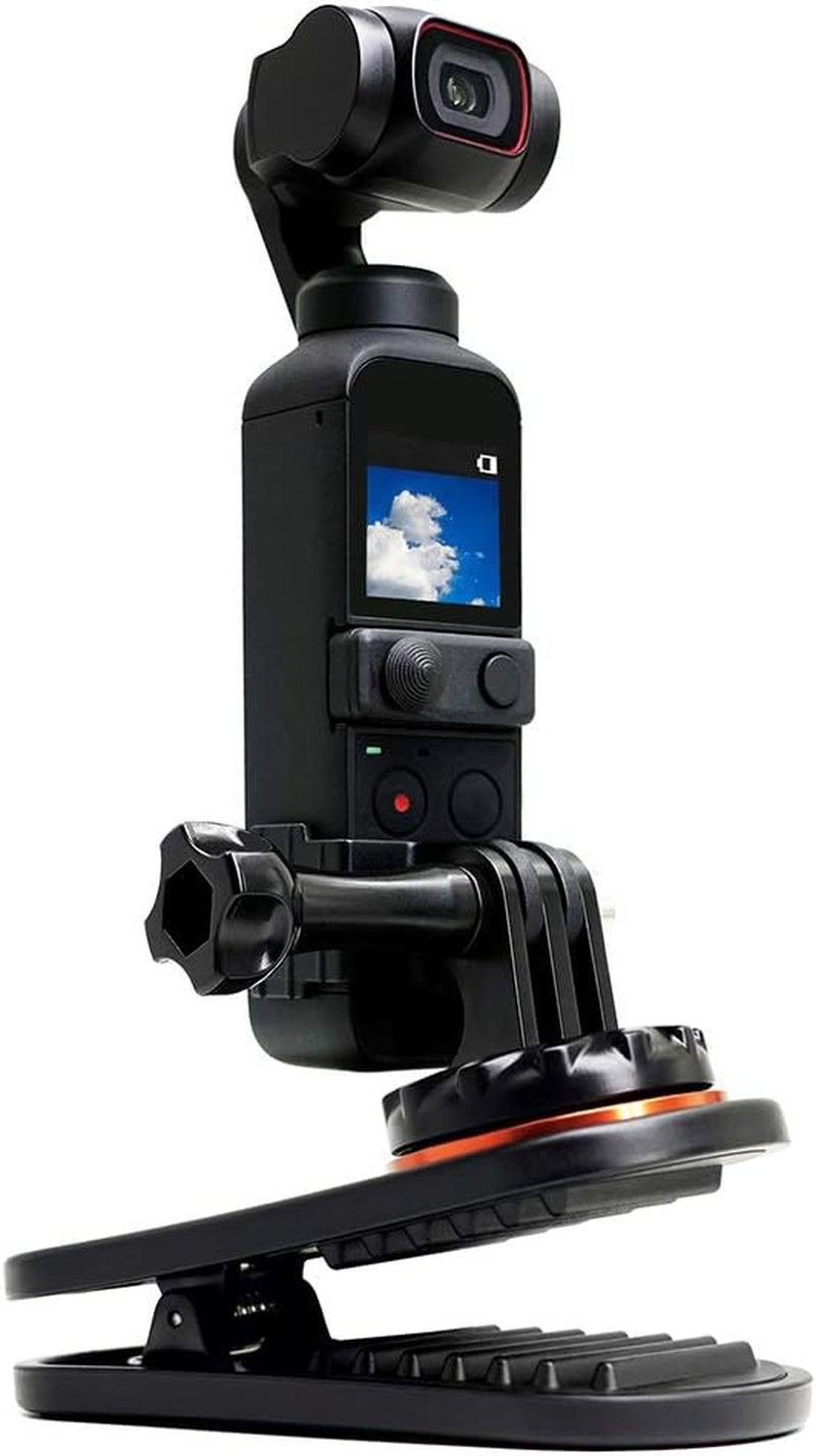 MAXCAM Swivel Backpack Clip Mount Compatible with DJI Pocket 2/1