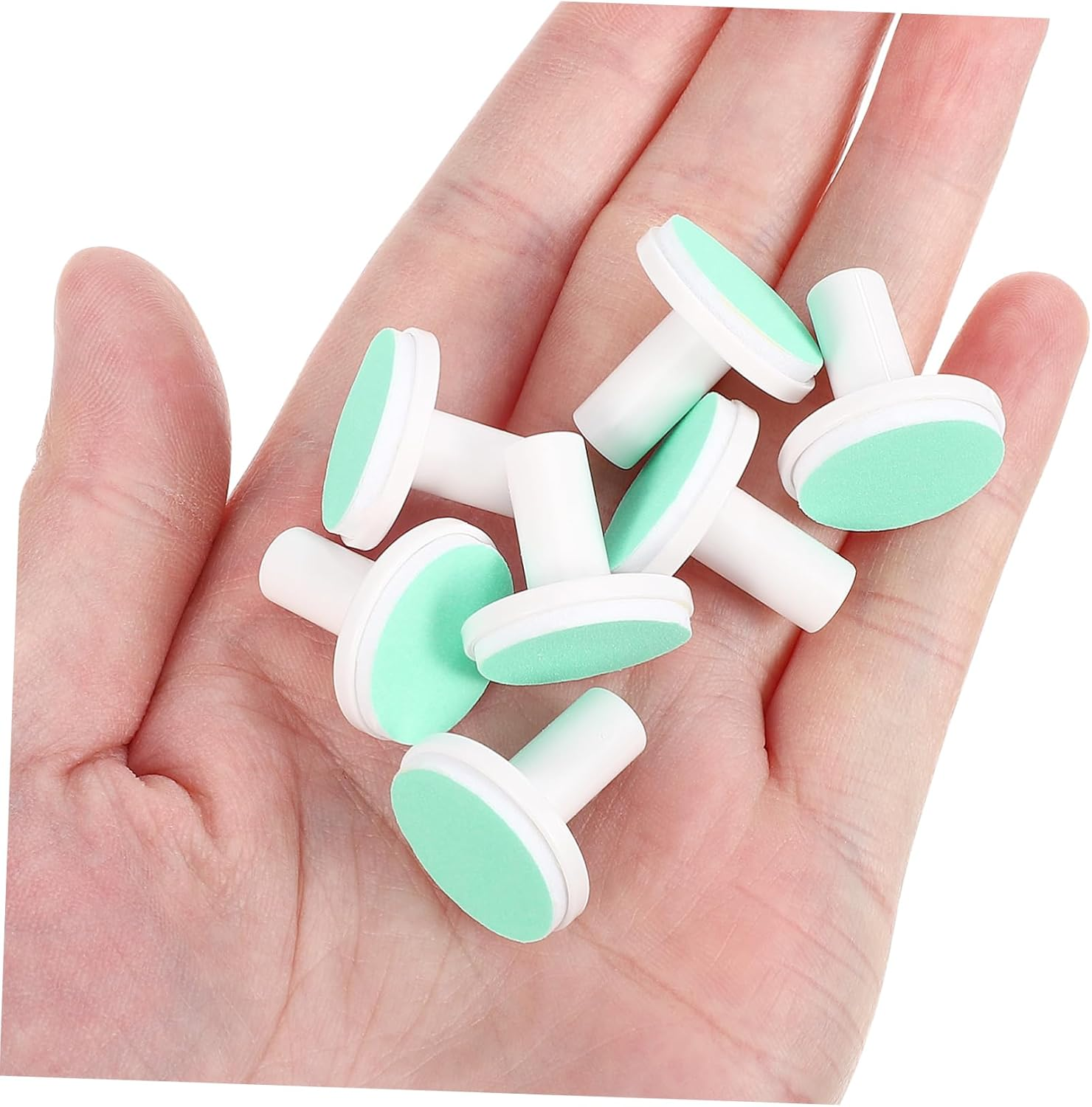 24Pcs Baby Nail File Pads Nail Trimmer Replacement, Electric Nail File Baby Replacement Pads, Electric Baby Nail Grinding Heads for Standard Electric Kid Nail Trimmer image number 6