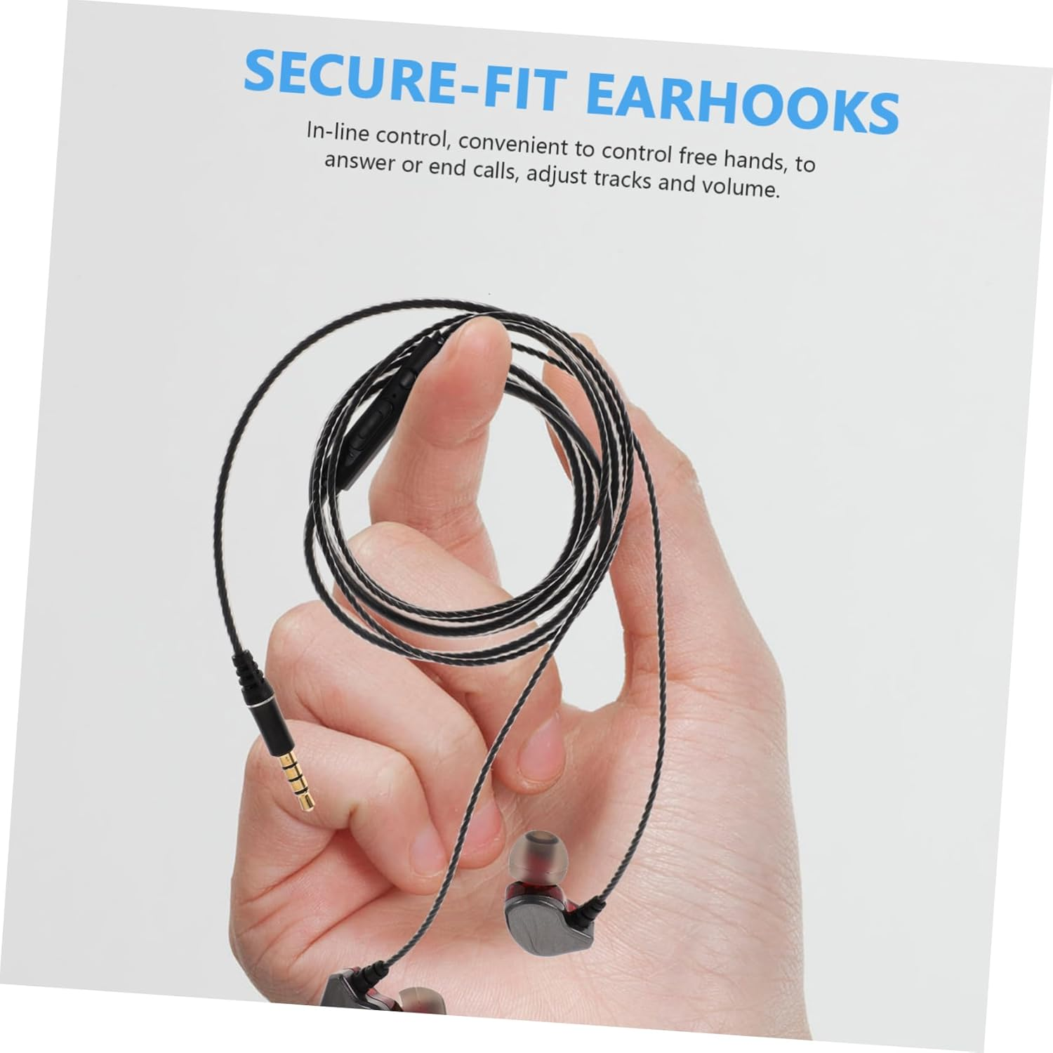 VERDANVERSE -Ear Type-C Earphones with Subwoofer Bass and Microphone for Phone Tablet Wired Gaming Headset Grey Suitable for Sports and Audio Output Devices image number 4