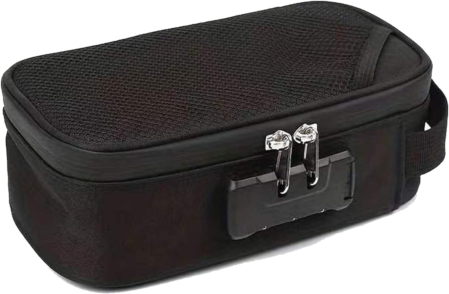 Makeup Organiser Bag Lockable Box for Brushes and Cosmetics Travel-Friendly Makeup Bag Storage Bag with Combination, A