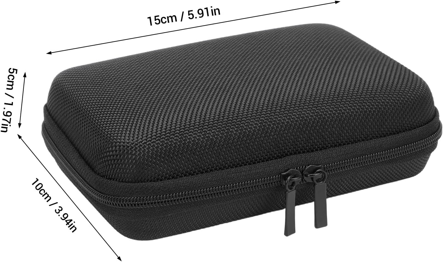 Game Console Carrying Bag, EVA Shell Protective Case with Interior Mesh Pocket for Accessories, Lightweight Compact Design, Dual Zip for Quick Access image number 1