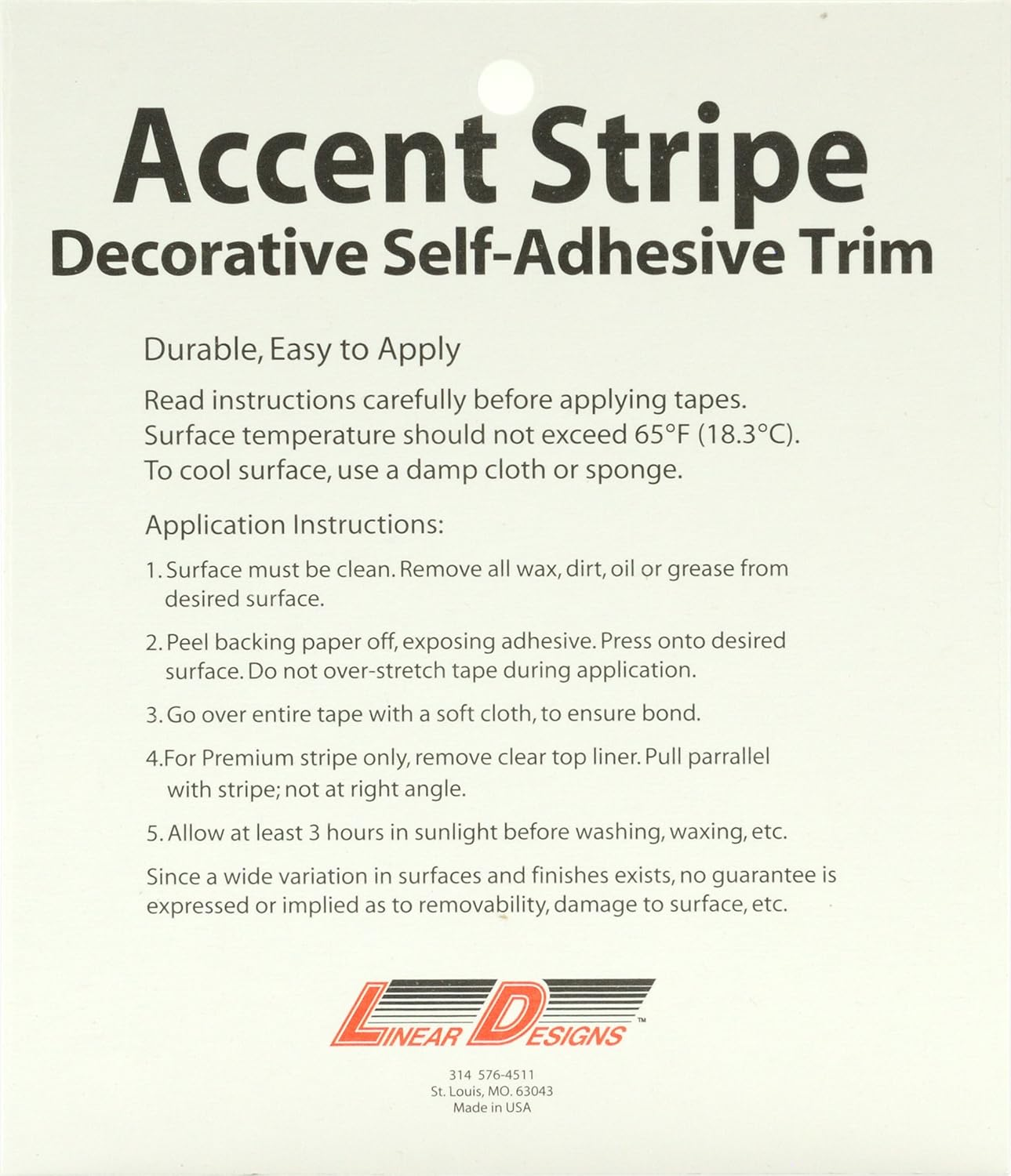 Red Striping Tape 1/4'' X 50' image number 1