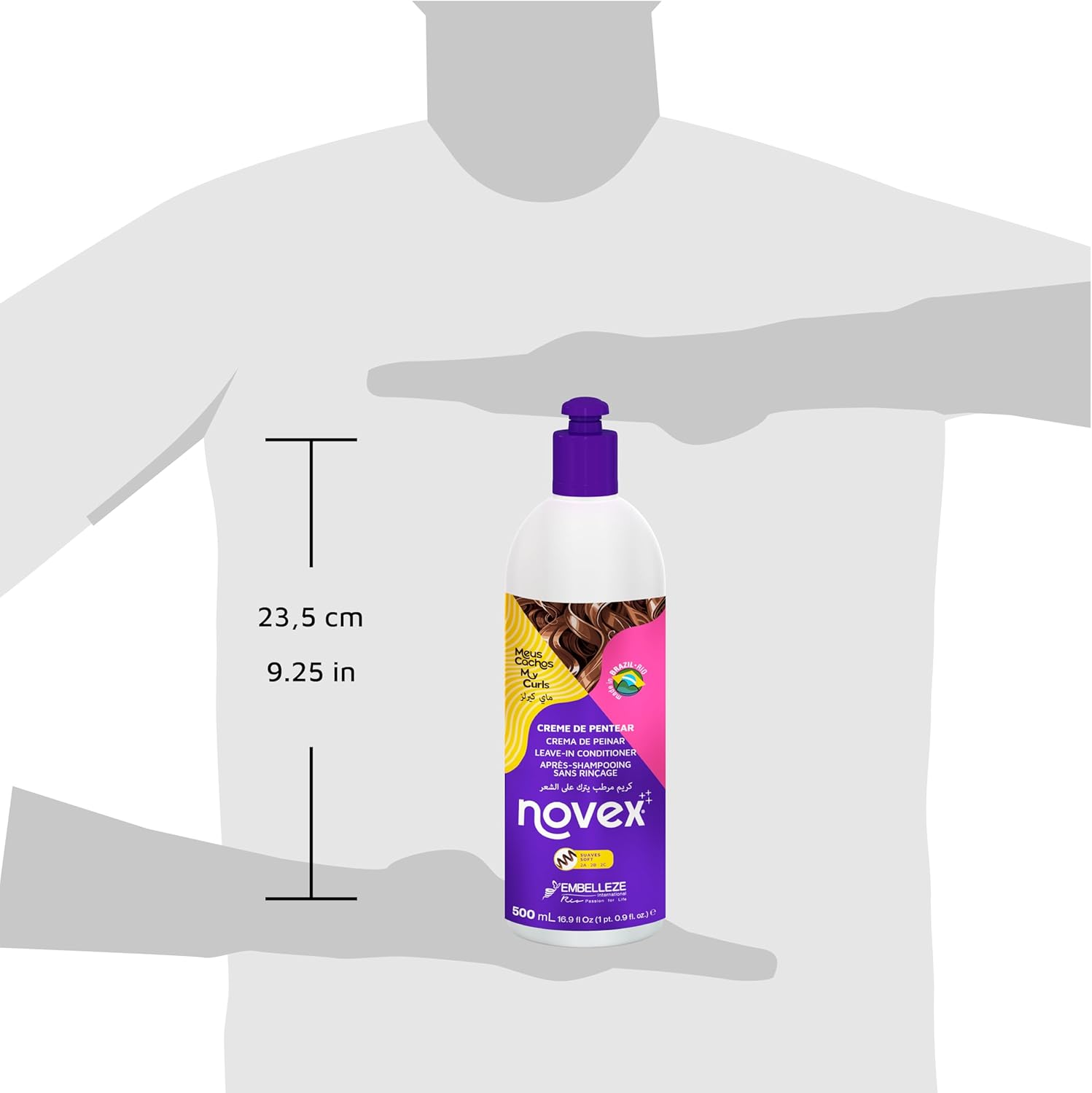 Novex Hair Care My Curls Soft Leave in Conditioner, 520Ml image number 1