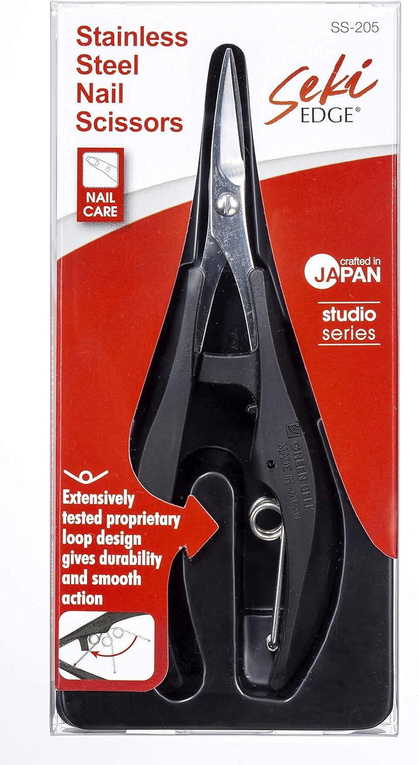 Seki Edge Stainless Steel Nail Scissors (SS-205) image number 2