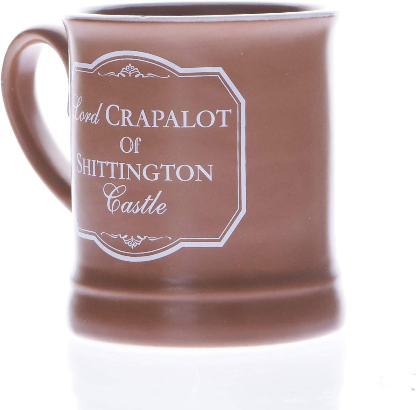Boxer Gifts Lord Crap a Lot of Shittington Castle Victoriana Mug, 295 Ml Capacity, Humorous Ceramic Mug in Gift Box, Matte Finish