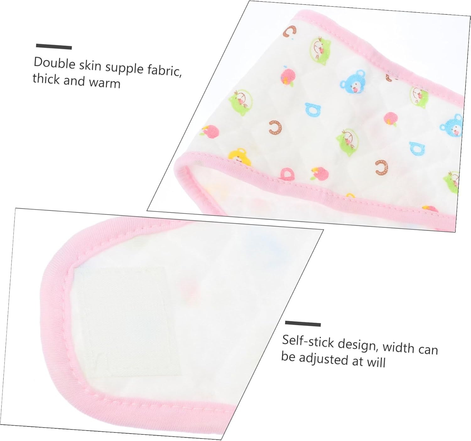 UPKOCH 3Pcs Protect Umbilical Cord Bellybands for Newborn Cotton Bellyband Navel Band Comfortable Stomach Wrap image number 6