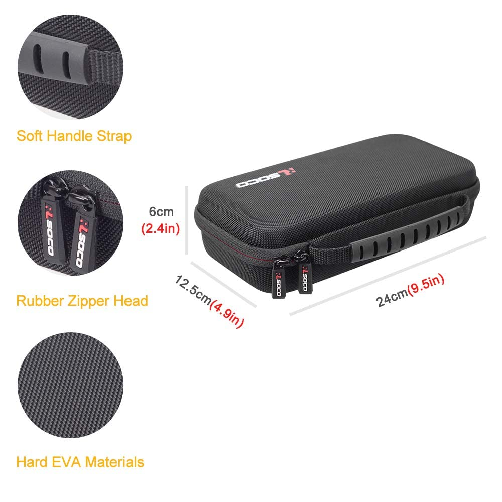 RLSOCO Case for Fluke 302+/323/400A/324/325 Digital Clamp Meter AC/DC Multimeter - Black (Case Only) image number 1