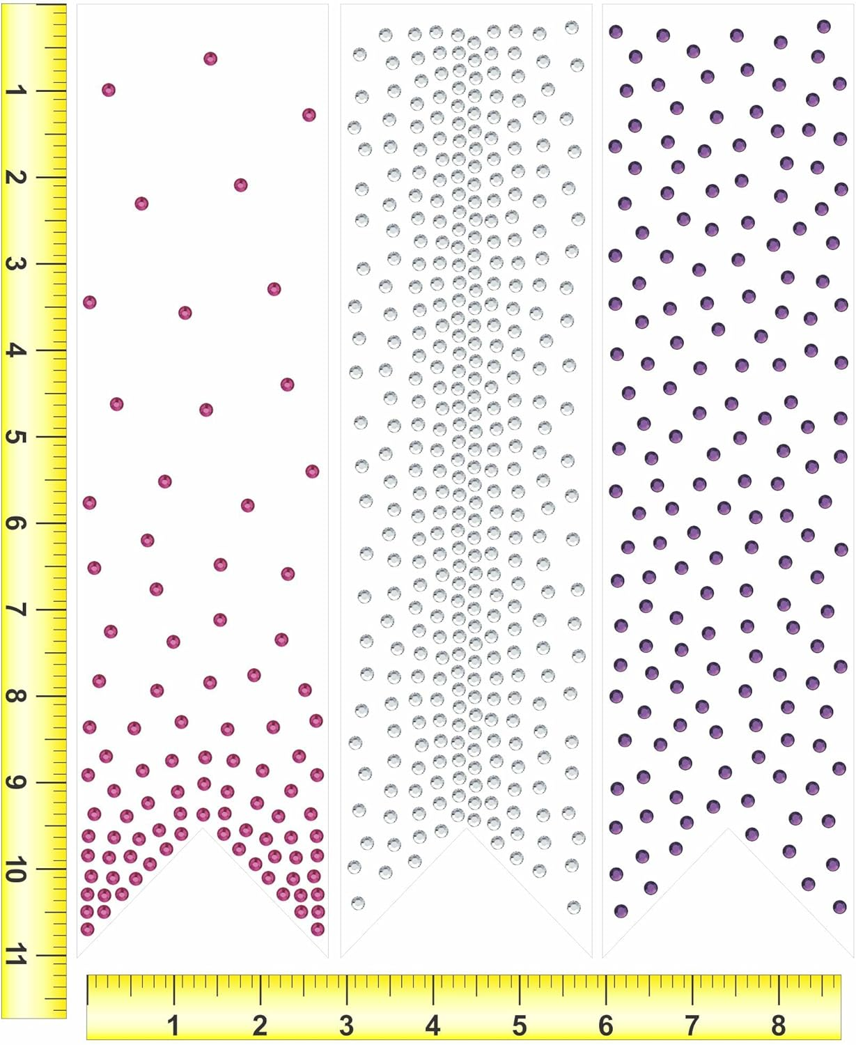 Rhinestone Genie Bows Magnetic Rhinestone Templates (10Ss / 3Mm Size Rhinestones) image number 1