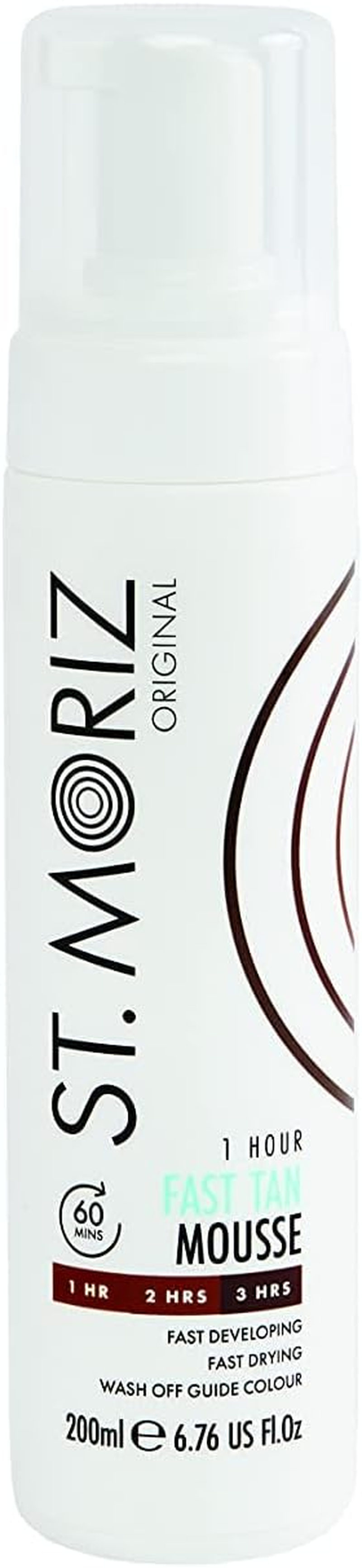 St Moriz Original 1 Hour Fast Tan Mousse | Fast Drying Vegan Express Fake Tan | 1 Hour for Light Glow, 2 Hours for Medium Glow, 3 Hours for Dark Glow | 200Ml image number 2