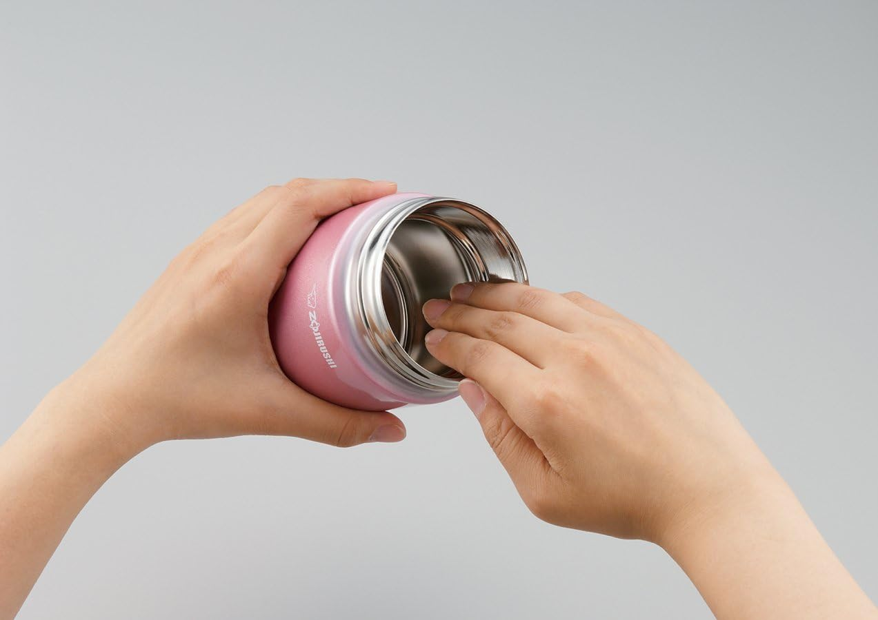 Zojirushi Stainless Steel Food Jar, 11.8-Ounce, Pink image number 5