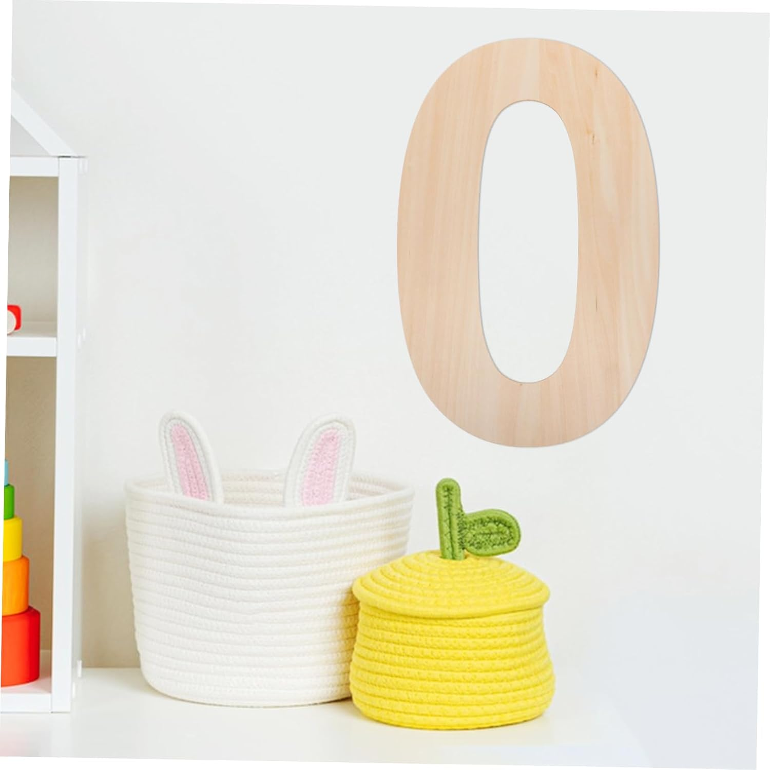 COHEALI Happy Birthday Sign Wooden Number for First Birthday Decorations Photo Props Craft and Nursery Decor image number 6