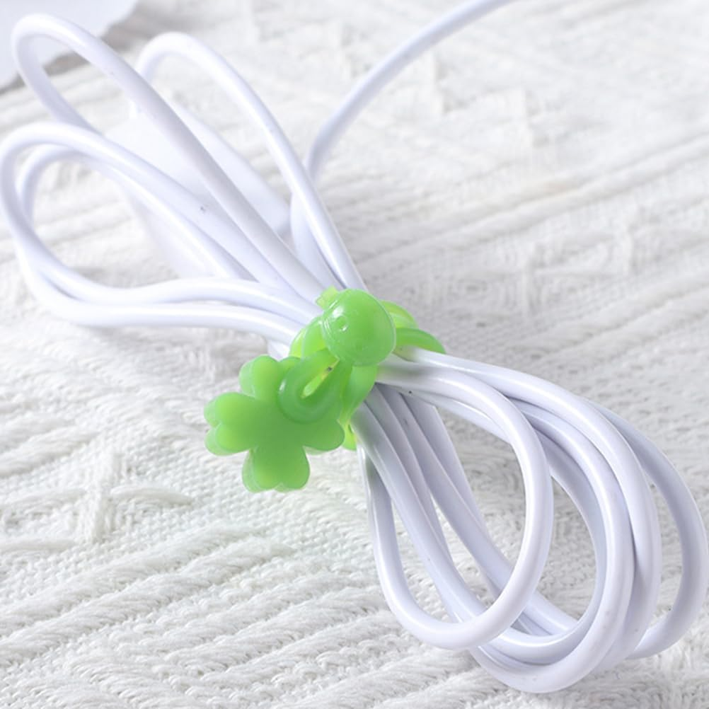 MAGICLULU 10Pcs Silicone Kitchen Bands Pen Container Fixing Bands Portable Elastic Bands Flexible Silicone Bands Reusable Elastic Bands Lunchbox Silica Gel Pen Holder Washable image number 4