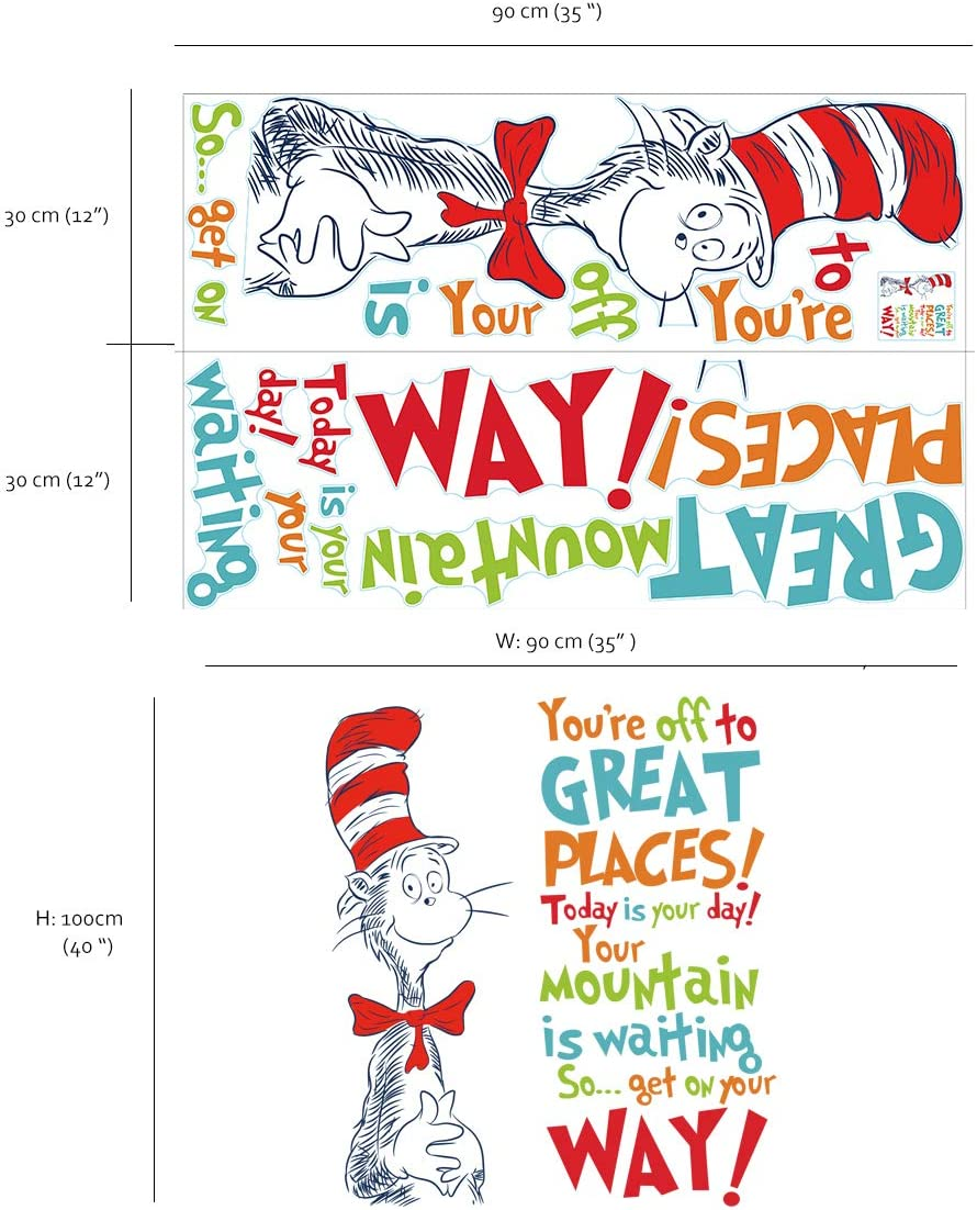 Runtoo Today Is Your Day Inspirational Quotes Wall Decals Educational Kids Wall Art Stickers Reading Room Baby Nursery Bedroom Wall Decor image number 2