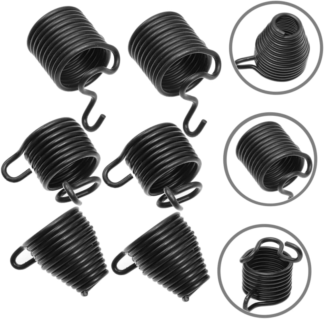YOSADIER 6Pcs Spring Pneumatic Chisel Spring Retainer Replacement for Air Hammer Chisel Bits Tools Fits Smoothing Hammer and Garden Accessories image number 1