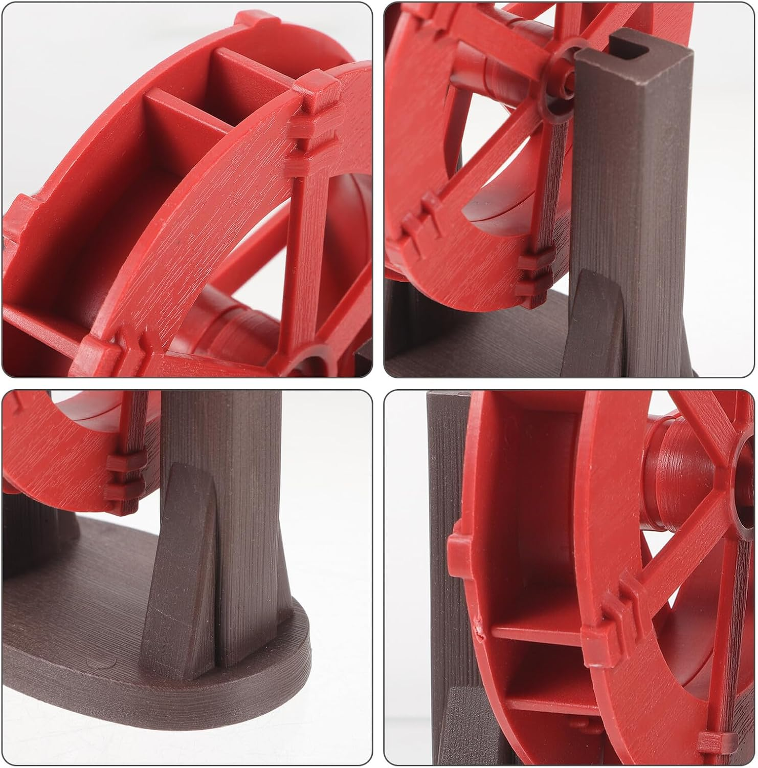 Anneome Multi-Functional Table Fountain Wheel for Aquarium and Fish Tank Decor Plastic Water Wheel for Garden and Scenes Energy-Efficient Water Circulation Accessory for Home and Office image number 2