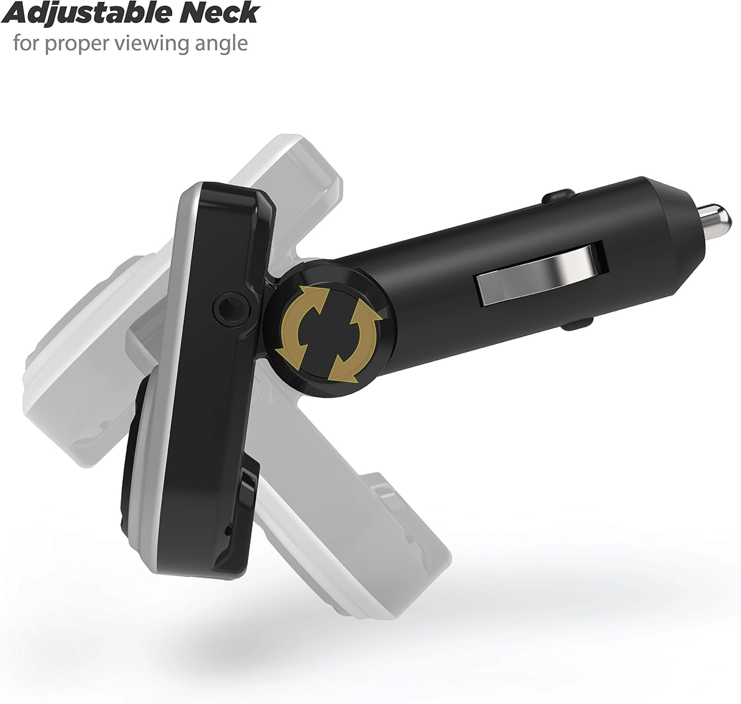 Scosche BTFM3 BTFREQ Universal Bluetooth Hands-Free Car Kit with Digital FM Transmitter and 10-Watt USB Car Charger - Black XL image number 3