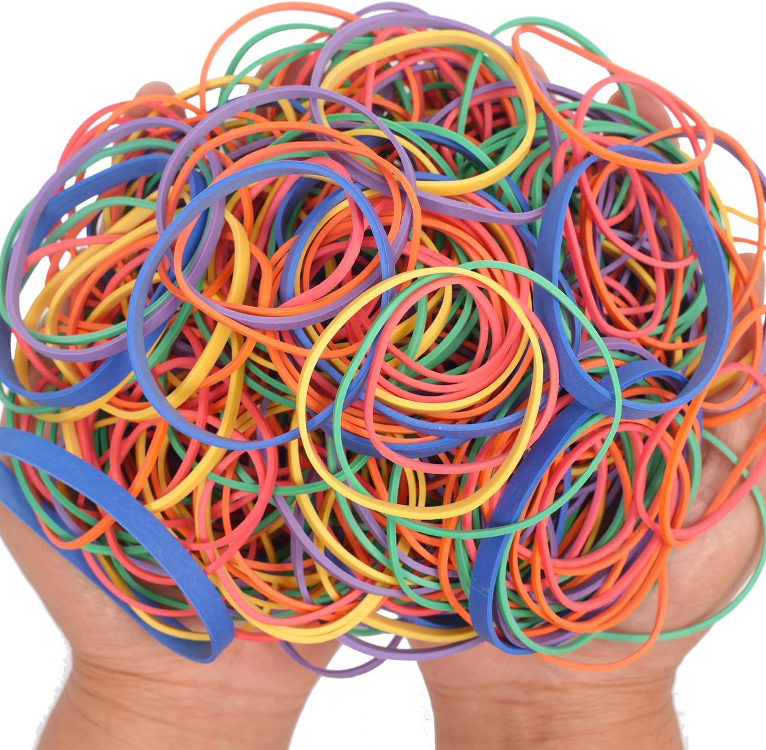 Rubber Bands Assorted Size Multicolor 200Grams Rubber Bands Size#16,Size18,Size19,Size32,Size33,Size64