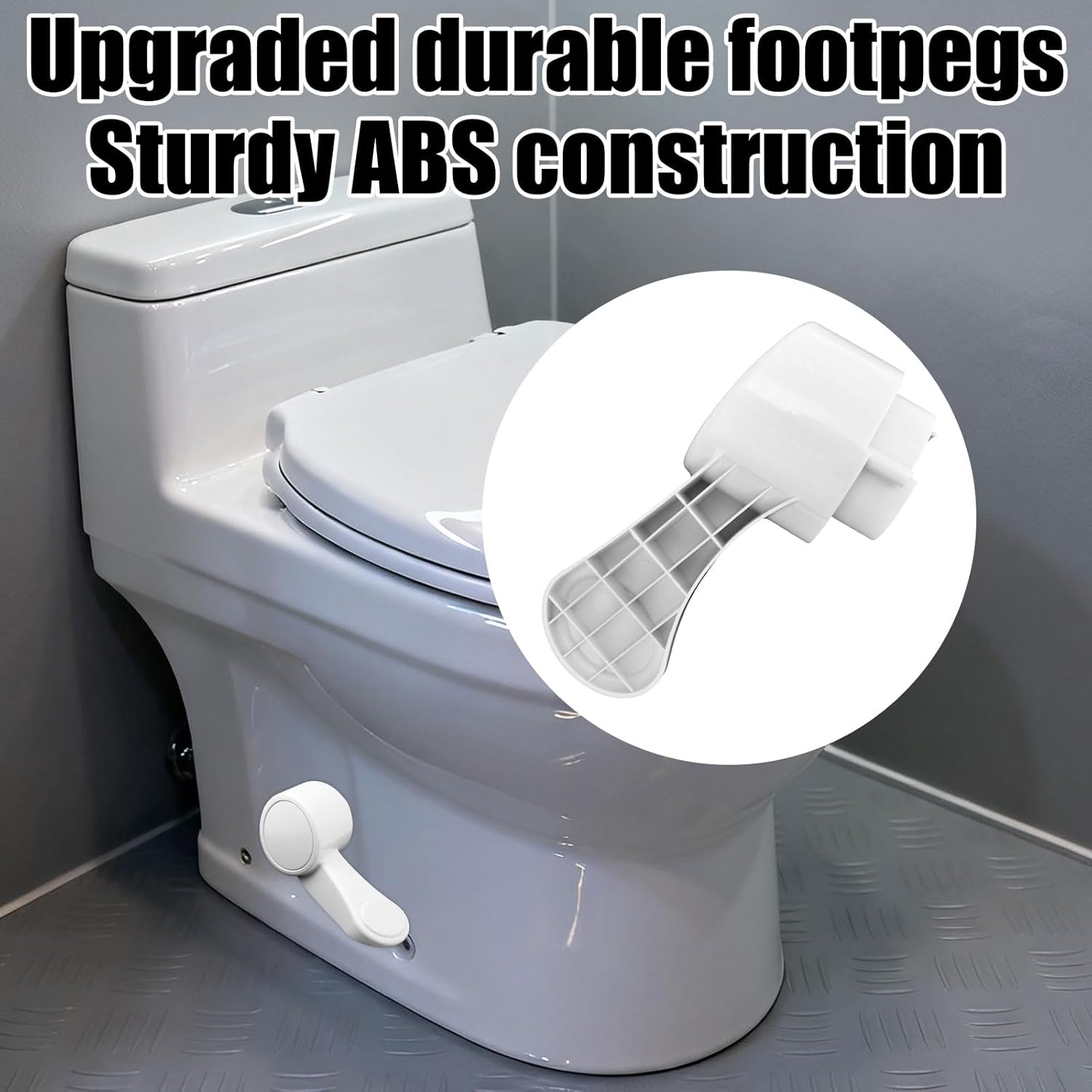 RV Toilet Foot Pedal Replacement for Dometic, Plastic Durable RV Toilet Flush Pedal Replacement Compatible with Dometic 300 310 311 320 321 image number 2