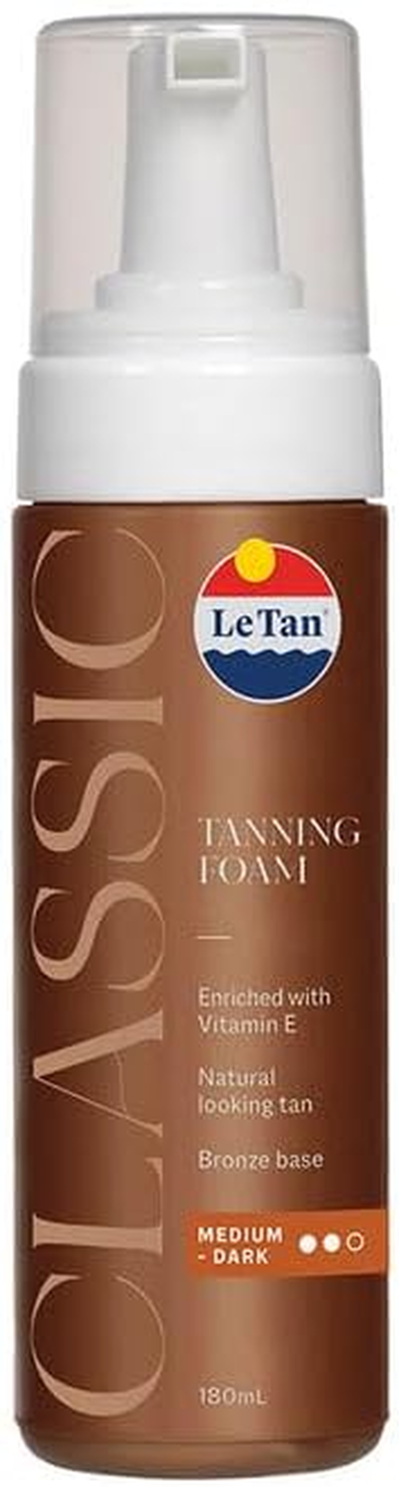 Le Tan L Tan Classic Foam Medium Dark 180Ml image number 1